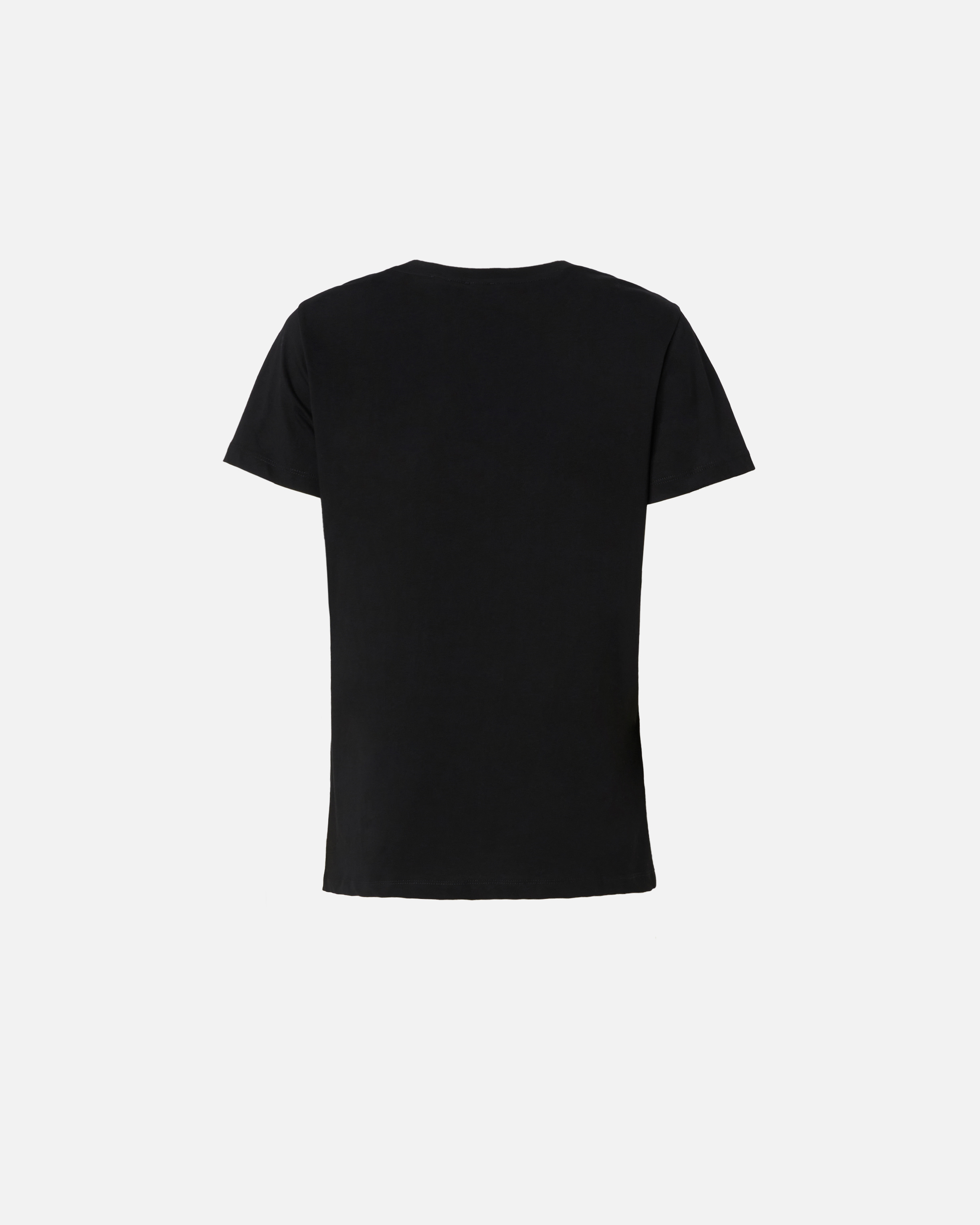 Футболка с вышитым логотипом - ЧЕРНЫЙ - large