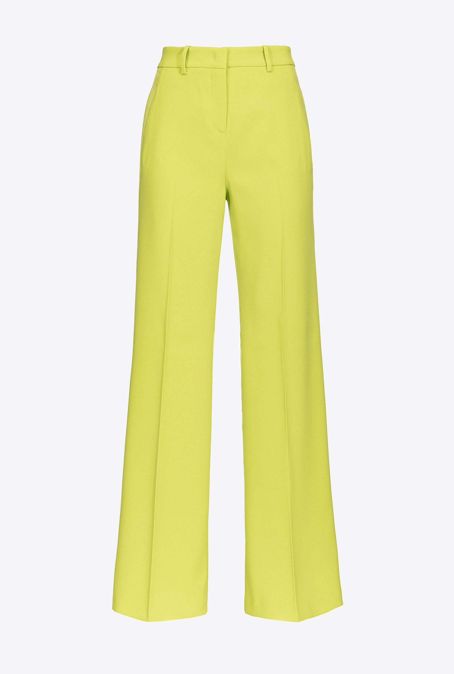 PINKO WIDE-LEG CREPE TROUSERS