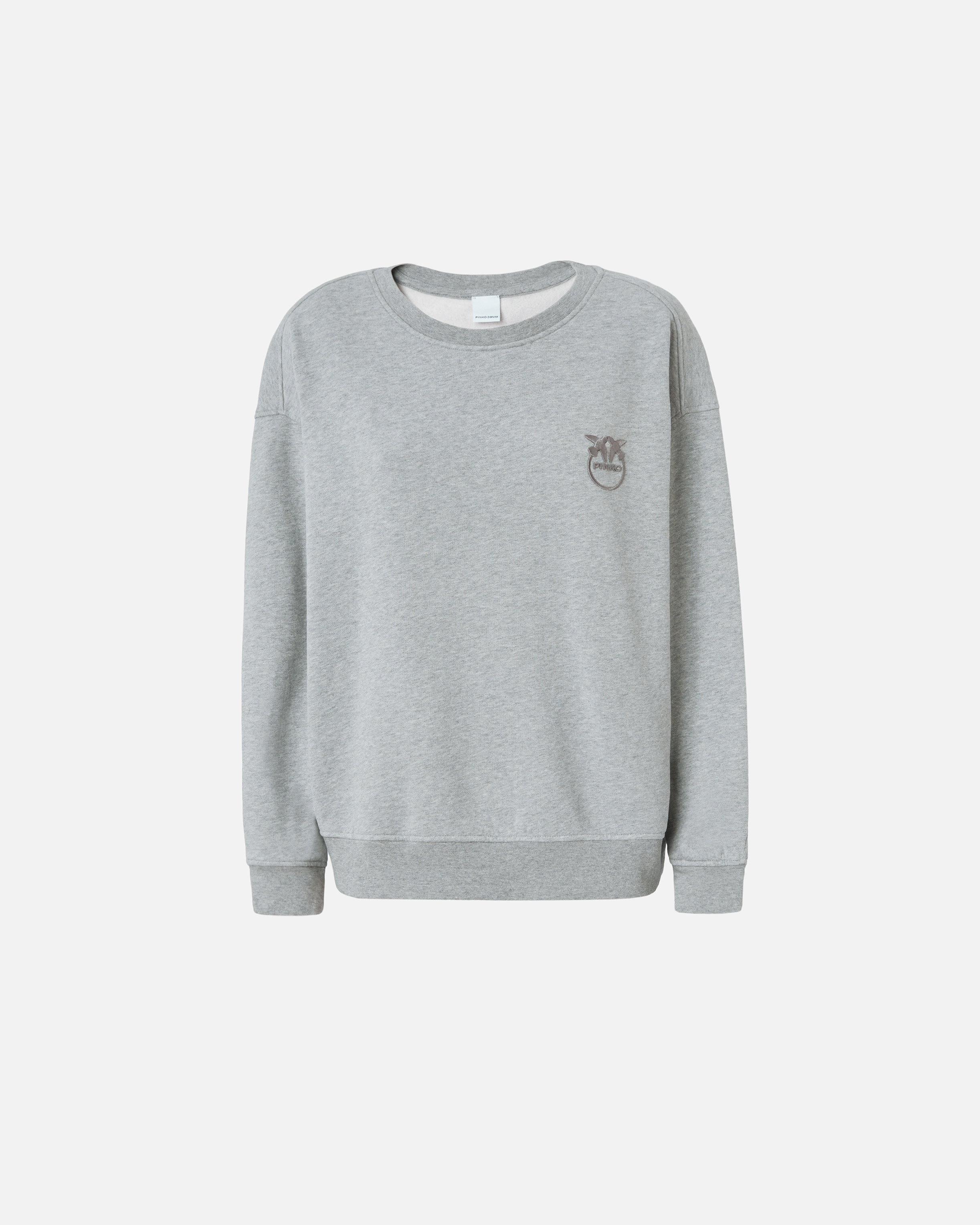 Pinko Rundhals-Sweatshirt mit Logo-Stickerei