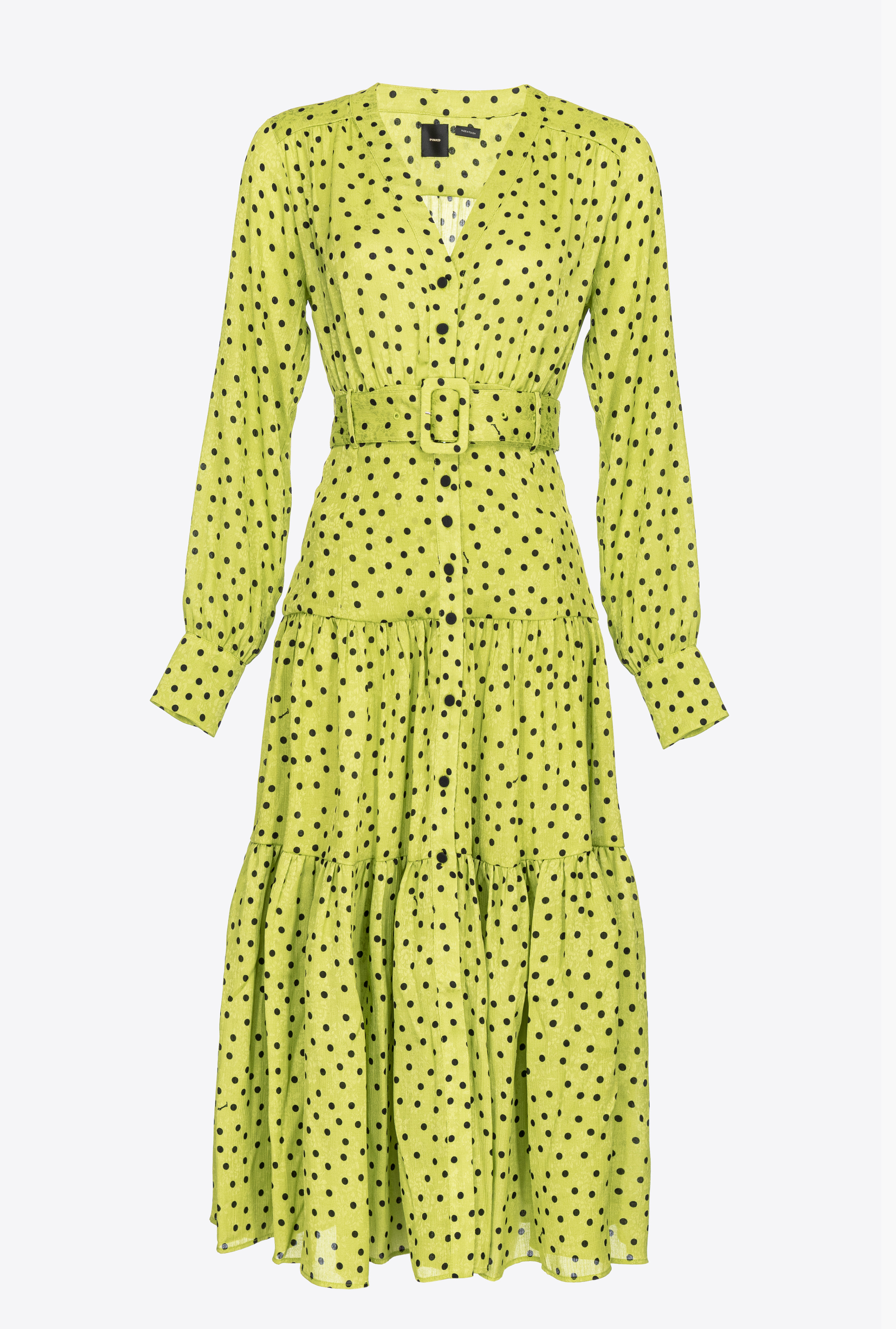 PINKO LONGUE dressing gown CHEMISE À POIS