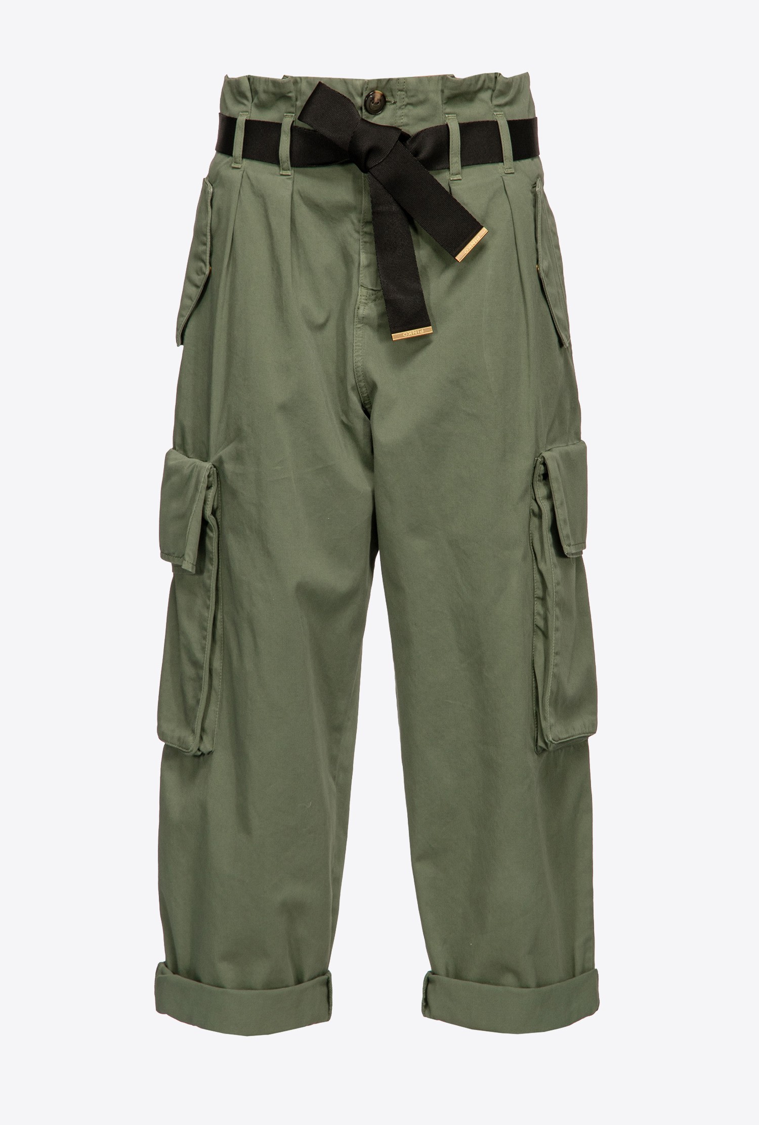 Oversized cargo trousers - Green - large