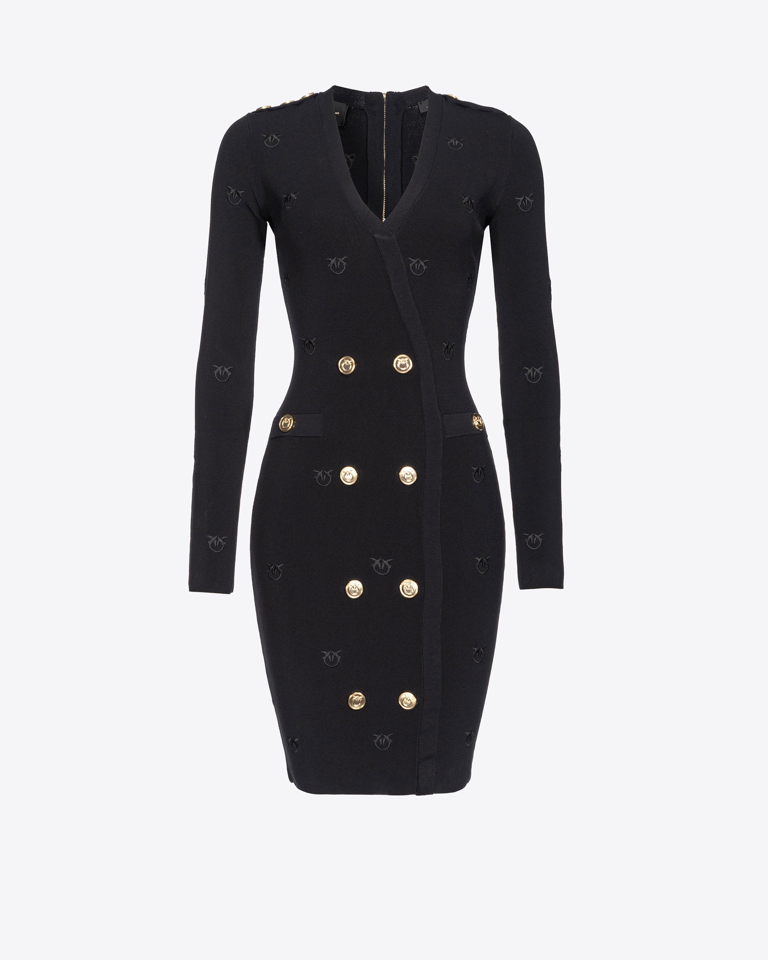 Balmain Mini monogram-jacquard Trench Coat - Farfetch