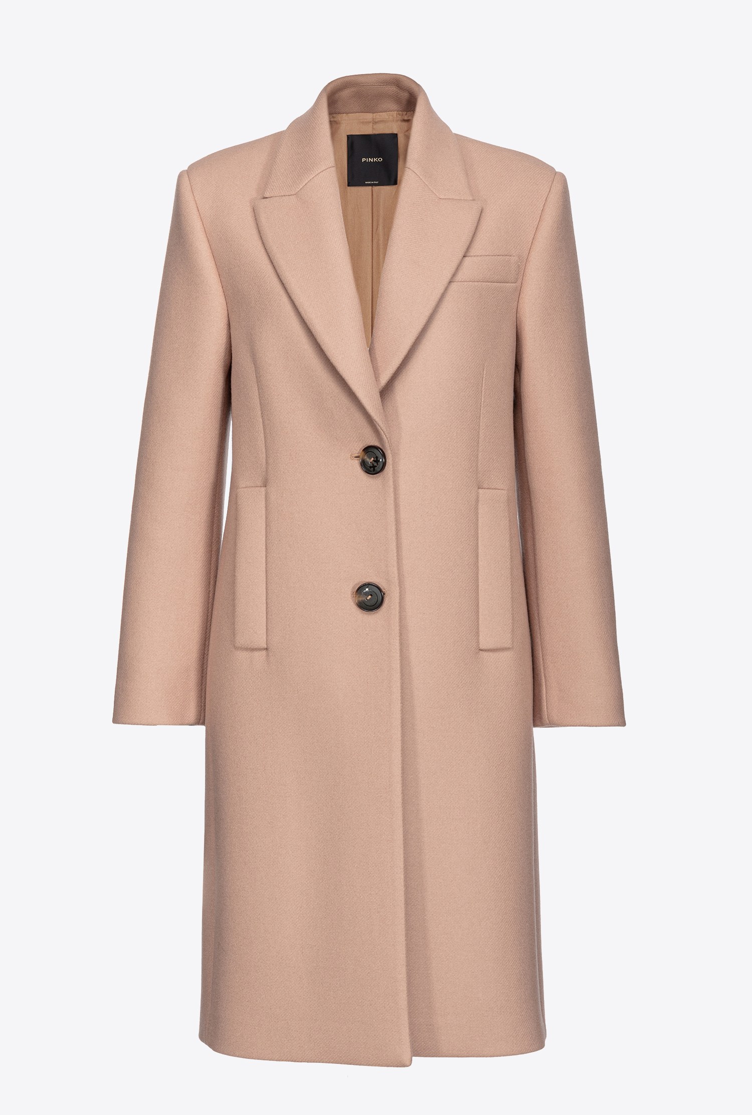 Cappotto dritto in panno Pinko Acquista Online