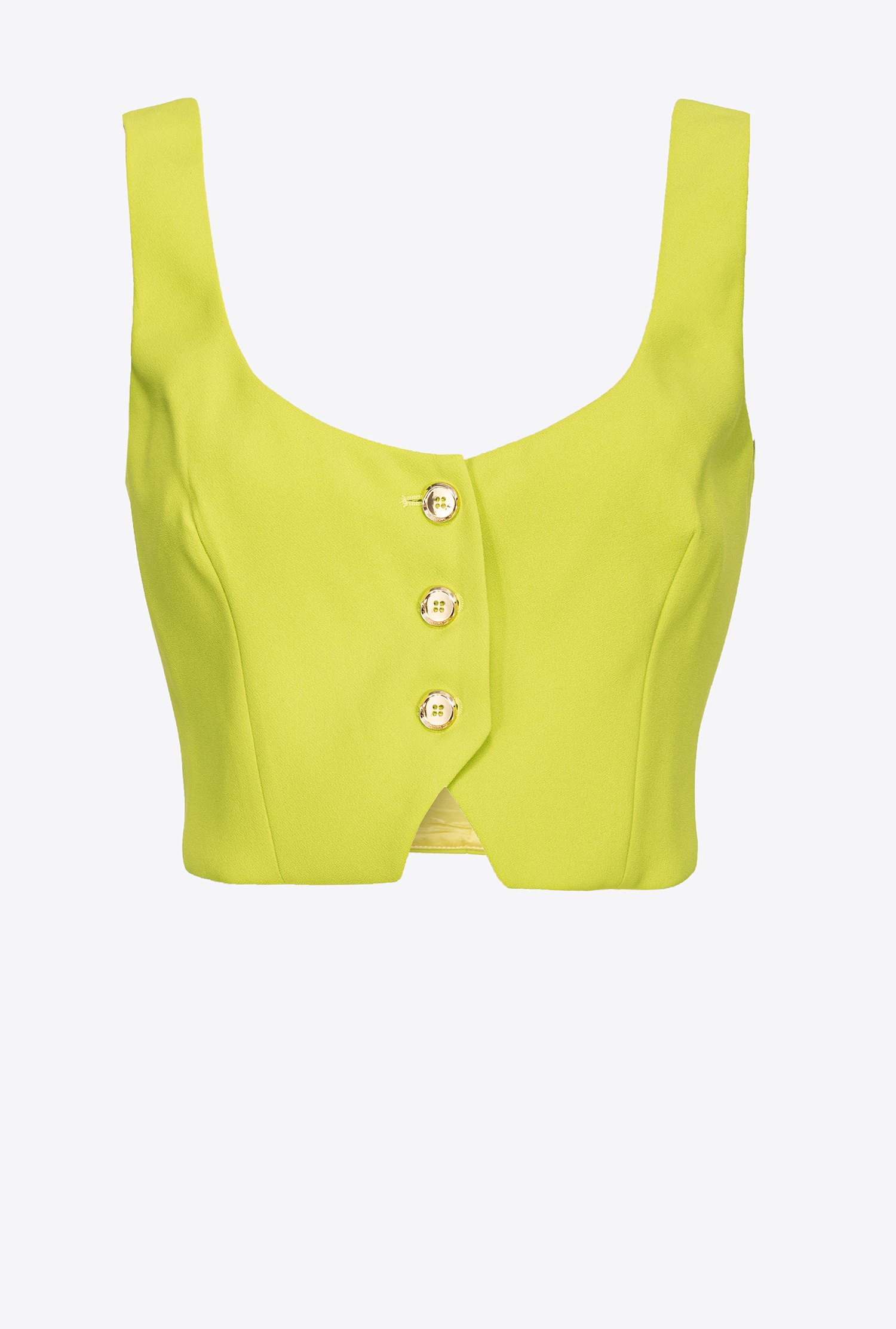 PINKO SHORT CREPE waistcoat