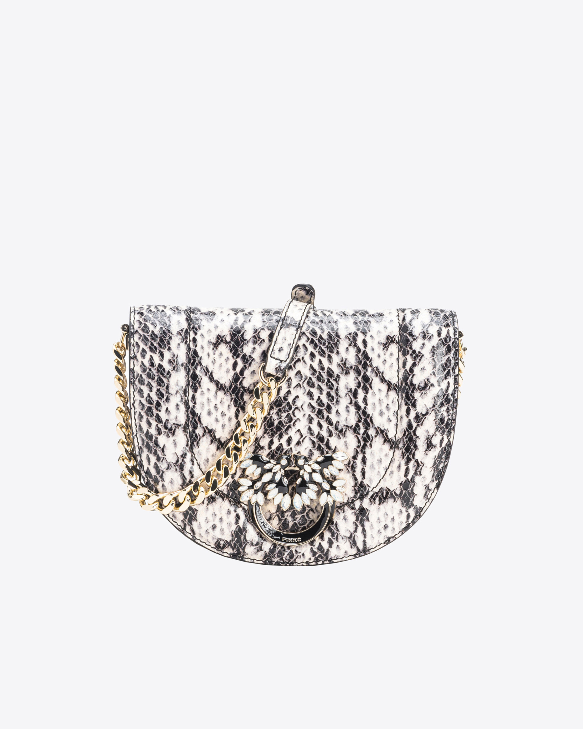 Pinko Mini Love Bag Click Round Reptil PINKO Galleria