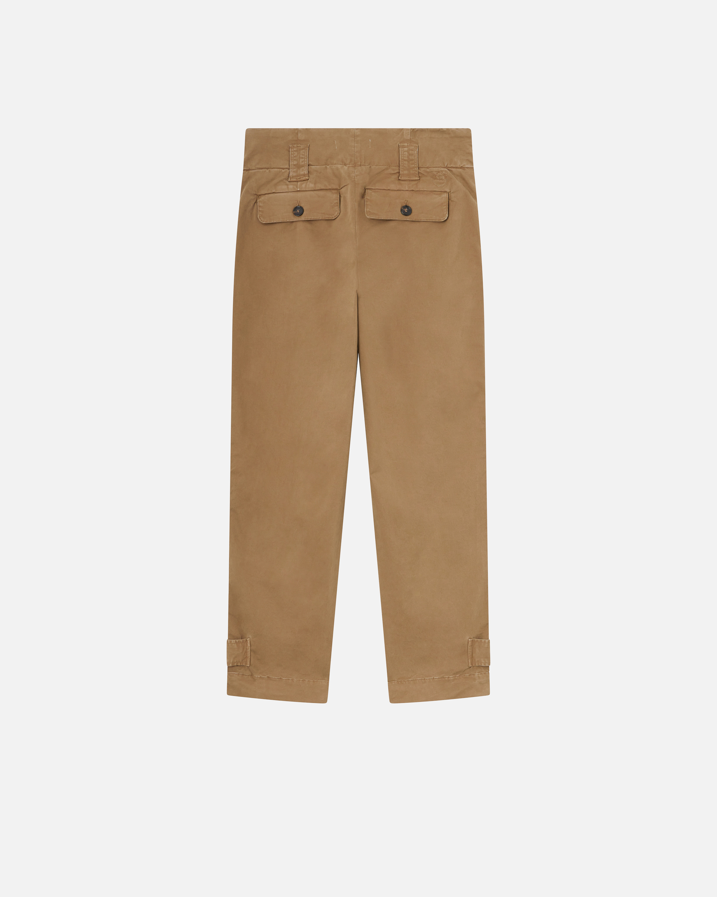 Брюки карго из хлопка с карманами - БЕЖЕВЫЙ, КОРИЧНЕВЫЙ - large