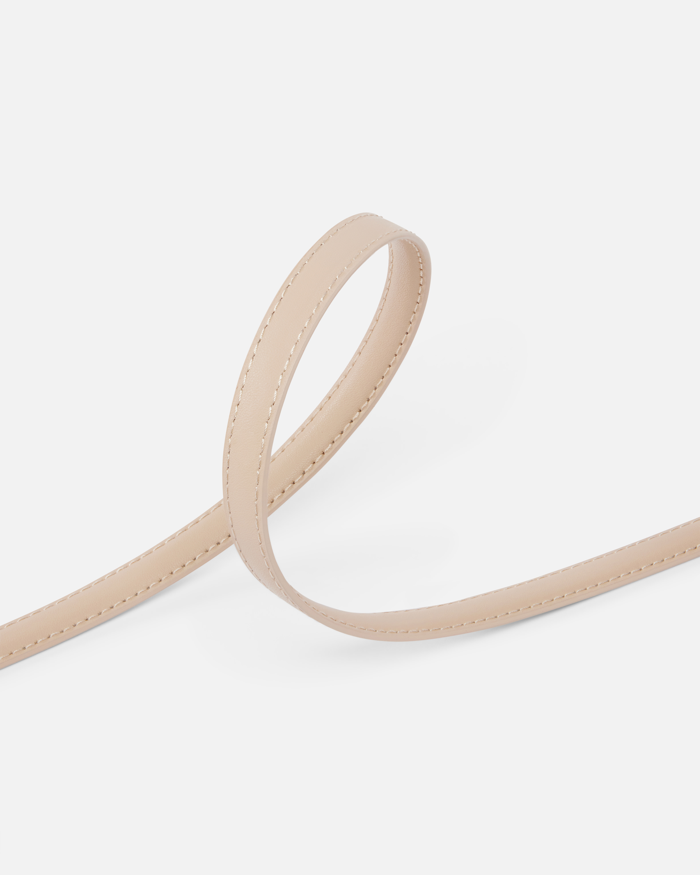 Pinko Fine Ceinture Avec Boucle Love Birds 1 Cm In Beige-smoke Grey-antique Gold
