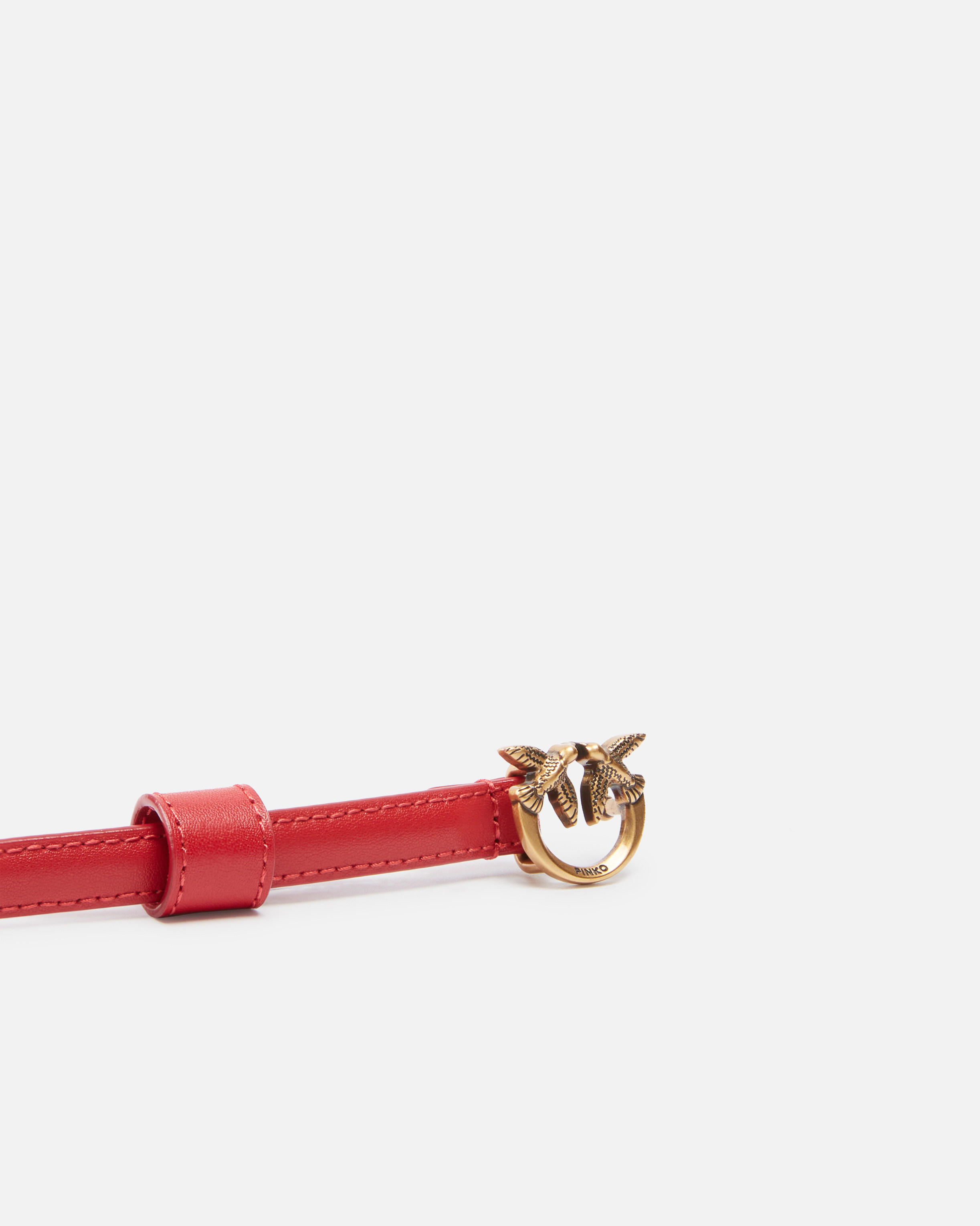 Cintura sottile fibbia Love Birds 1cm 4