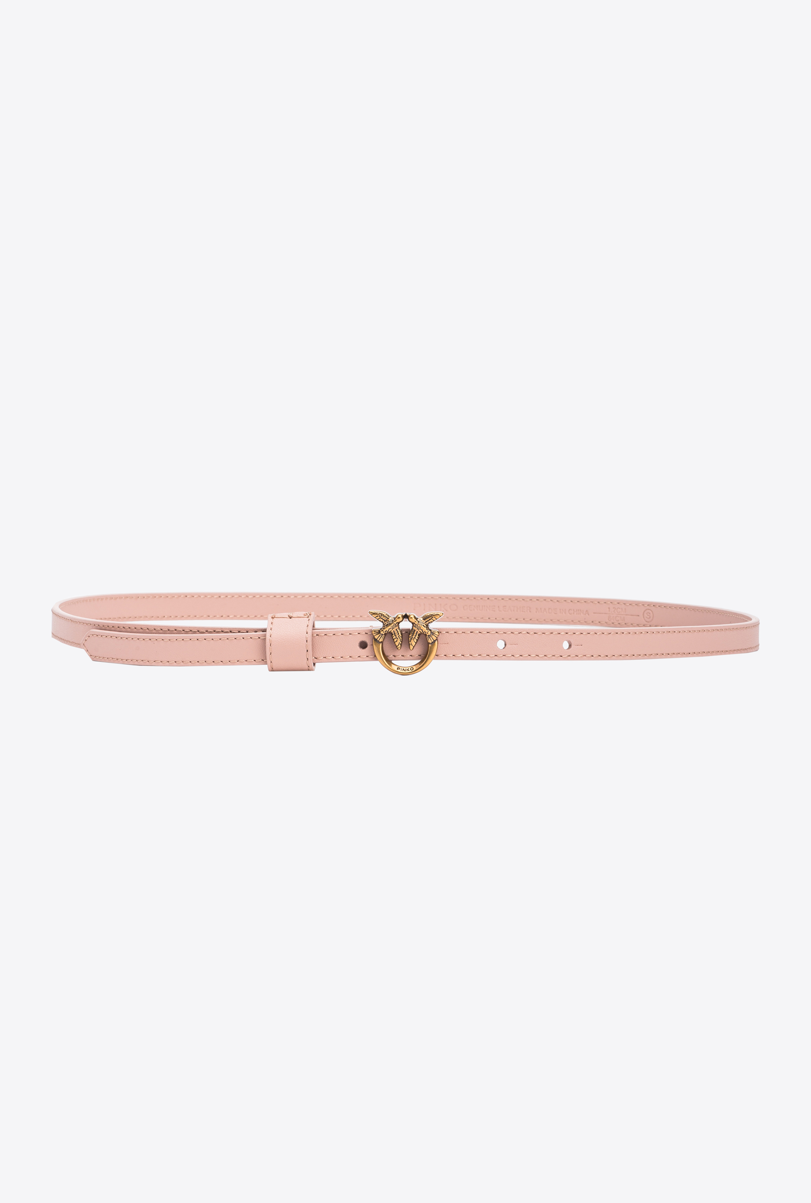 Thin belt with Love Birds buckle 1cm PINKO → Shop Online