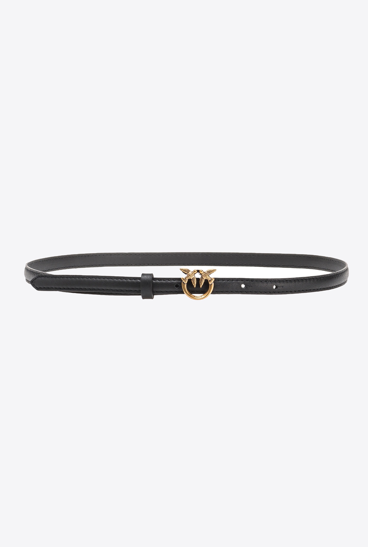 Thin belt with Love Birds buckle 1cm PINKO → Shop Online