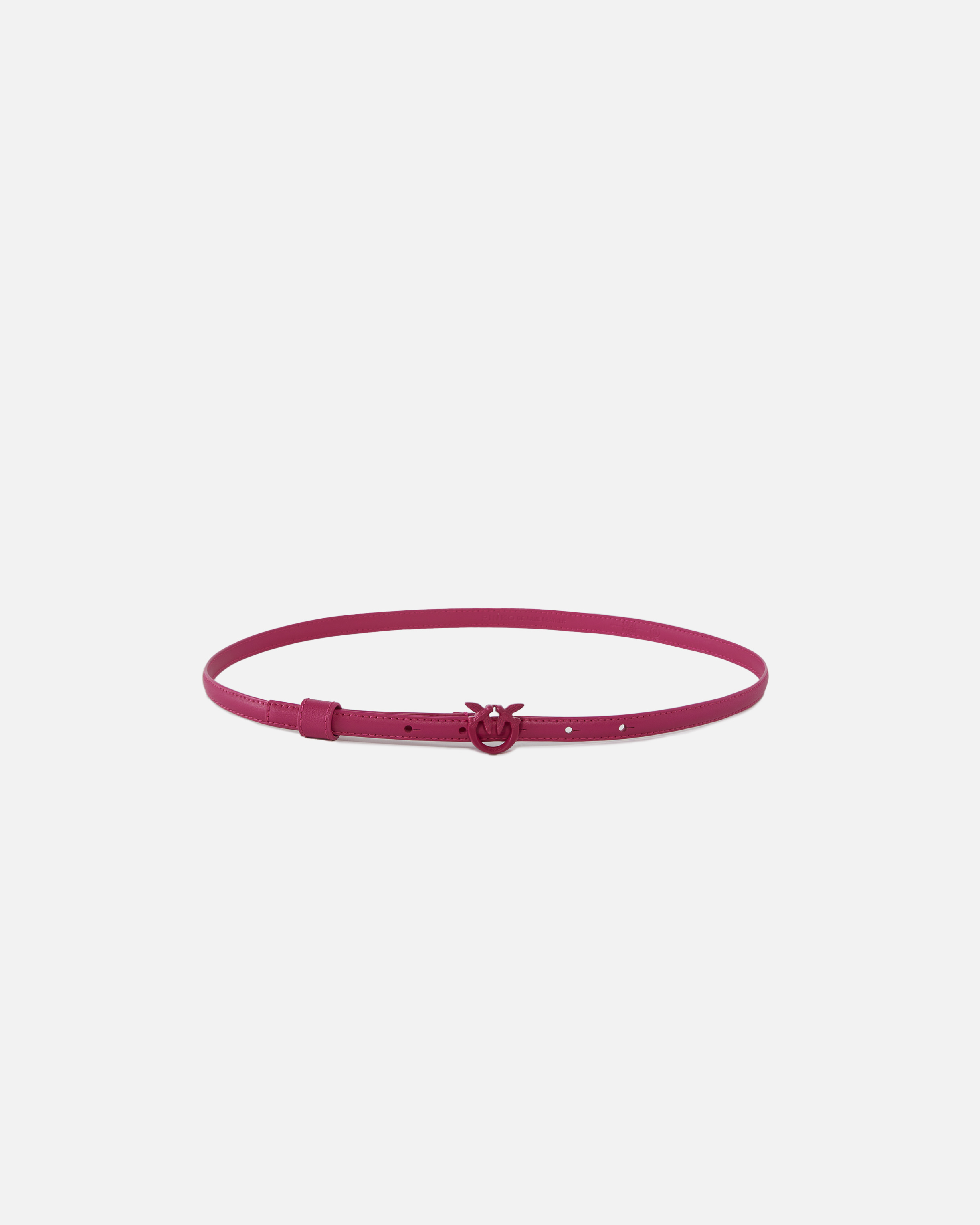 Pinko Super-thin Colour-block Love Birds Belt 1cm In  Pink-block Colour