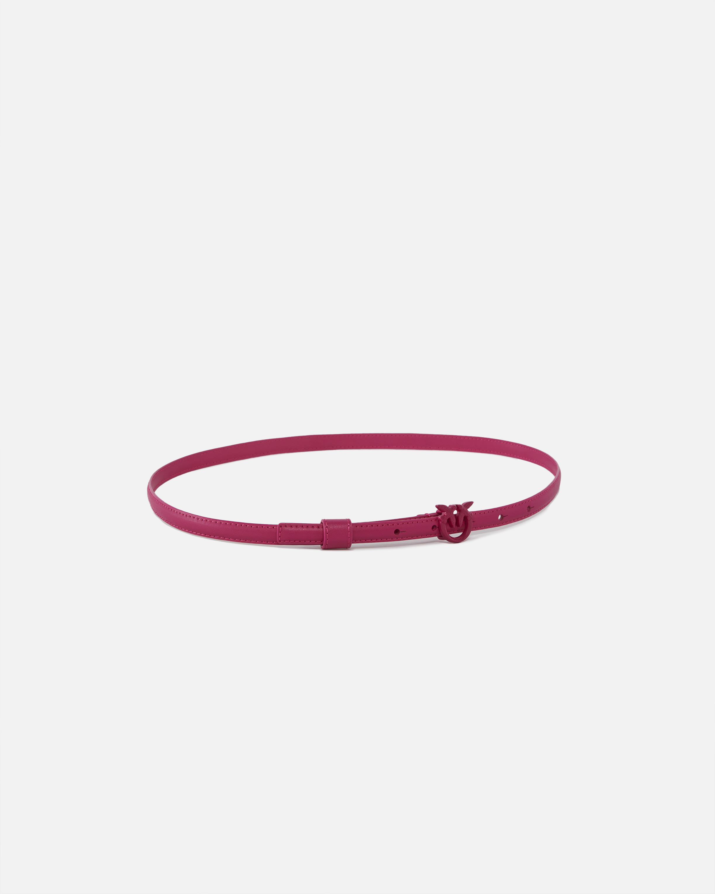 Pinko Super-thin Colour-block Love Birds Belt 1cm In  Pink-block Colour