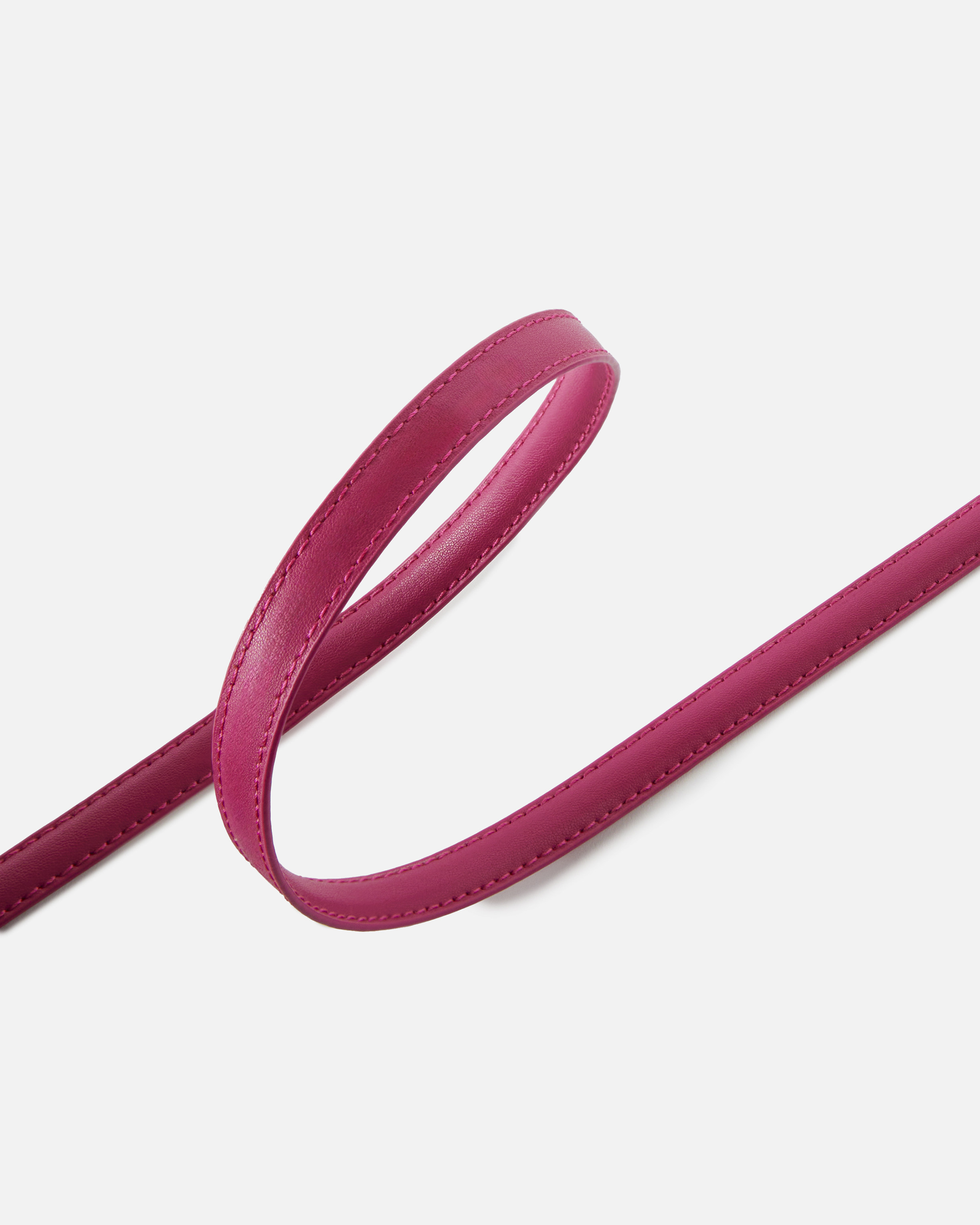 Pinko Super-thin Colour-block Love Birds Belt 1cm In  Pink-block Colour