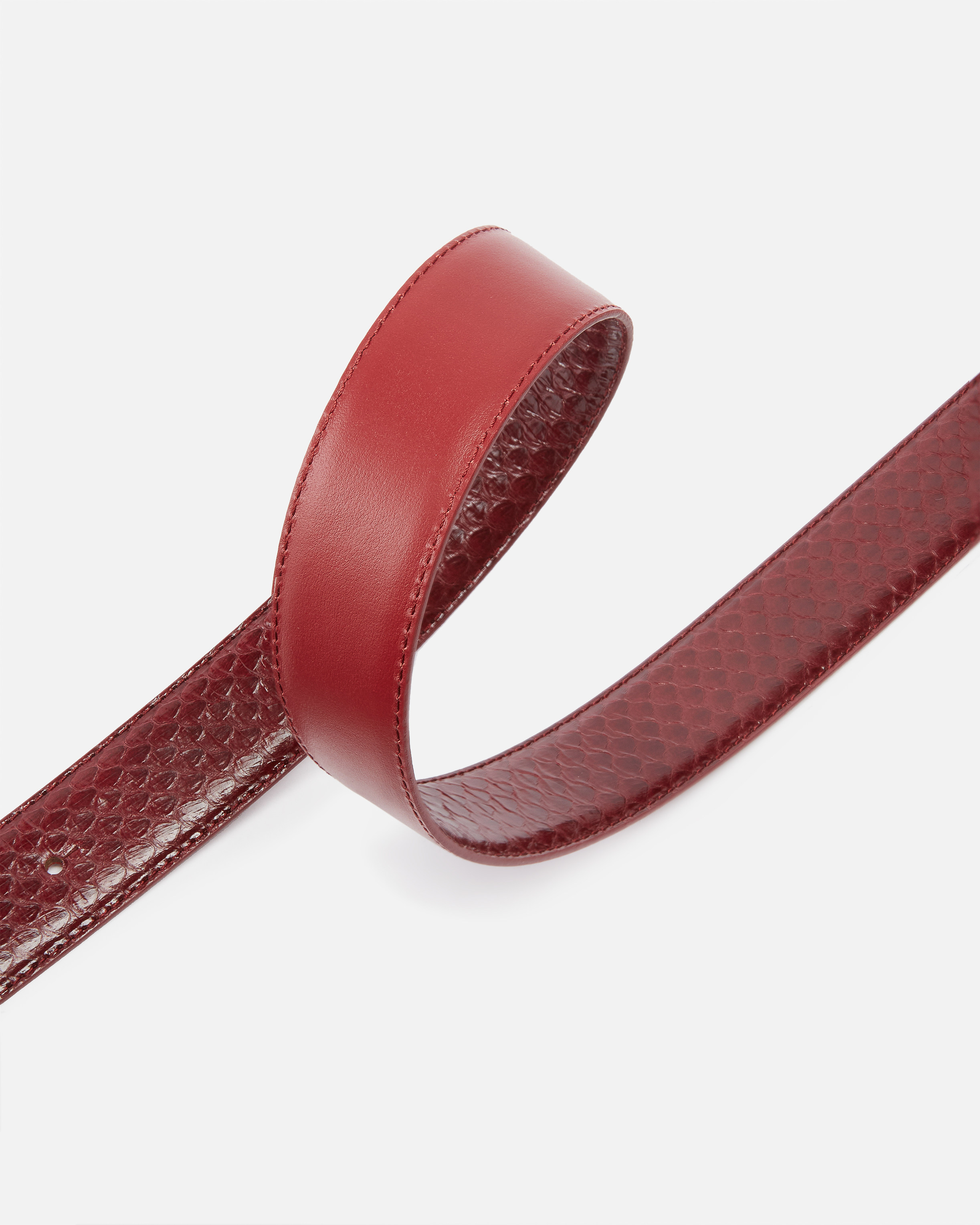 Pinko 3cm Glossy Python Leather Belt  Galleria. In Cuir De Cordoue-vieil Argent