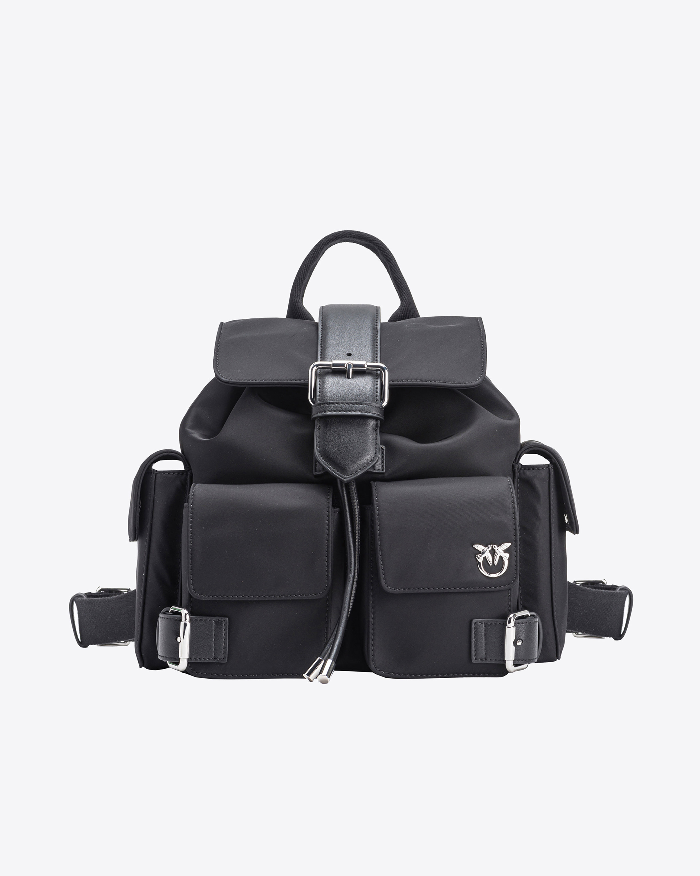 Pinko Multipocket-Rucksack aus recyceltem Stoff