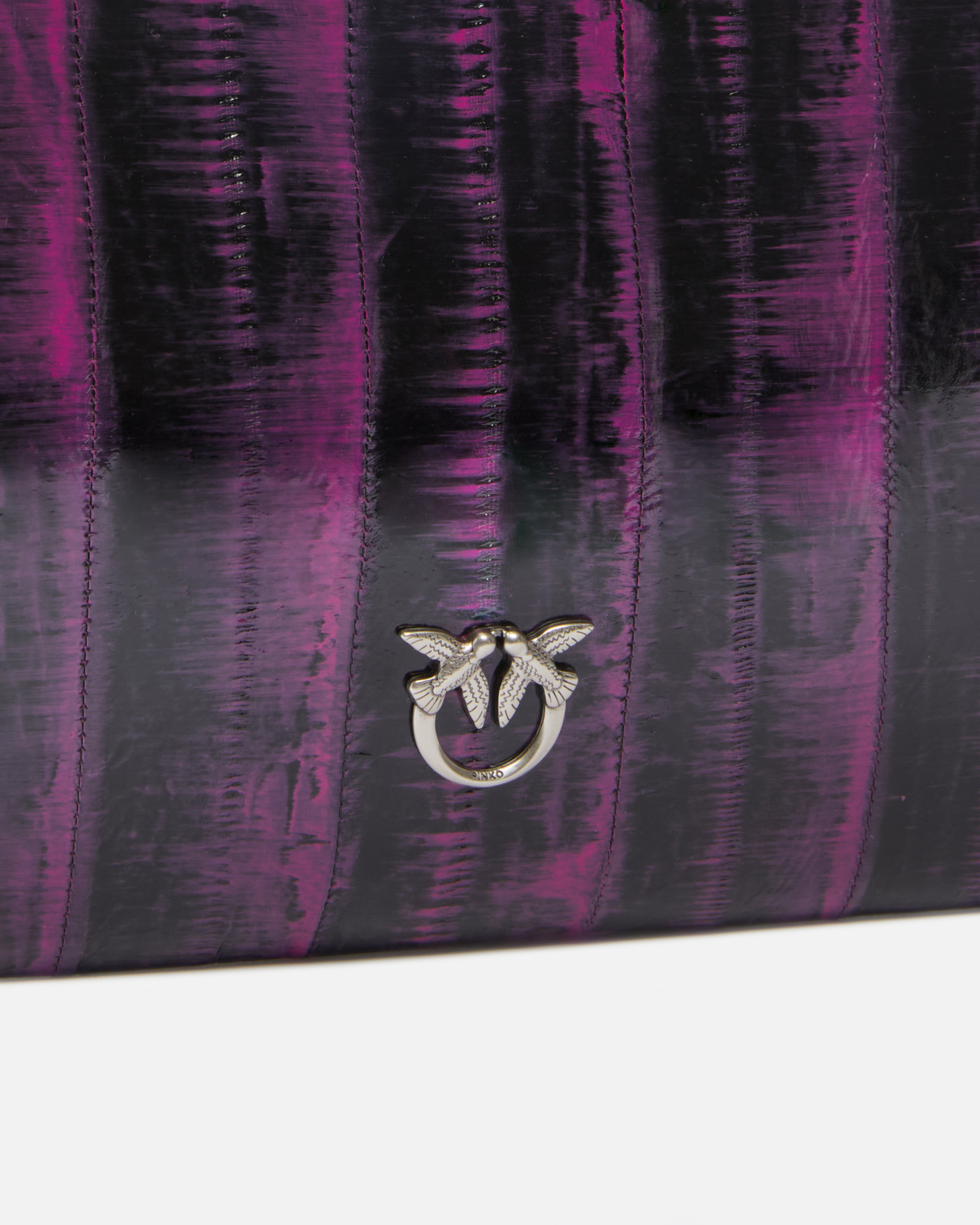 Pochette à bandoulière en cuir d’anguille PINKO Galleria 2