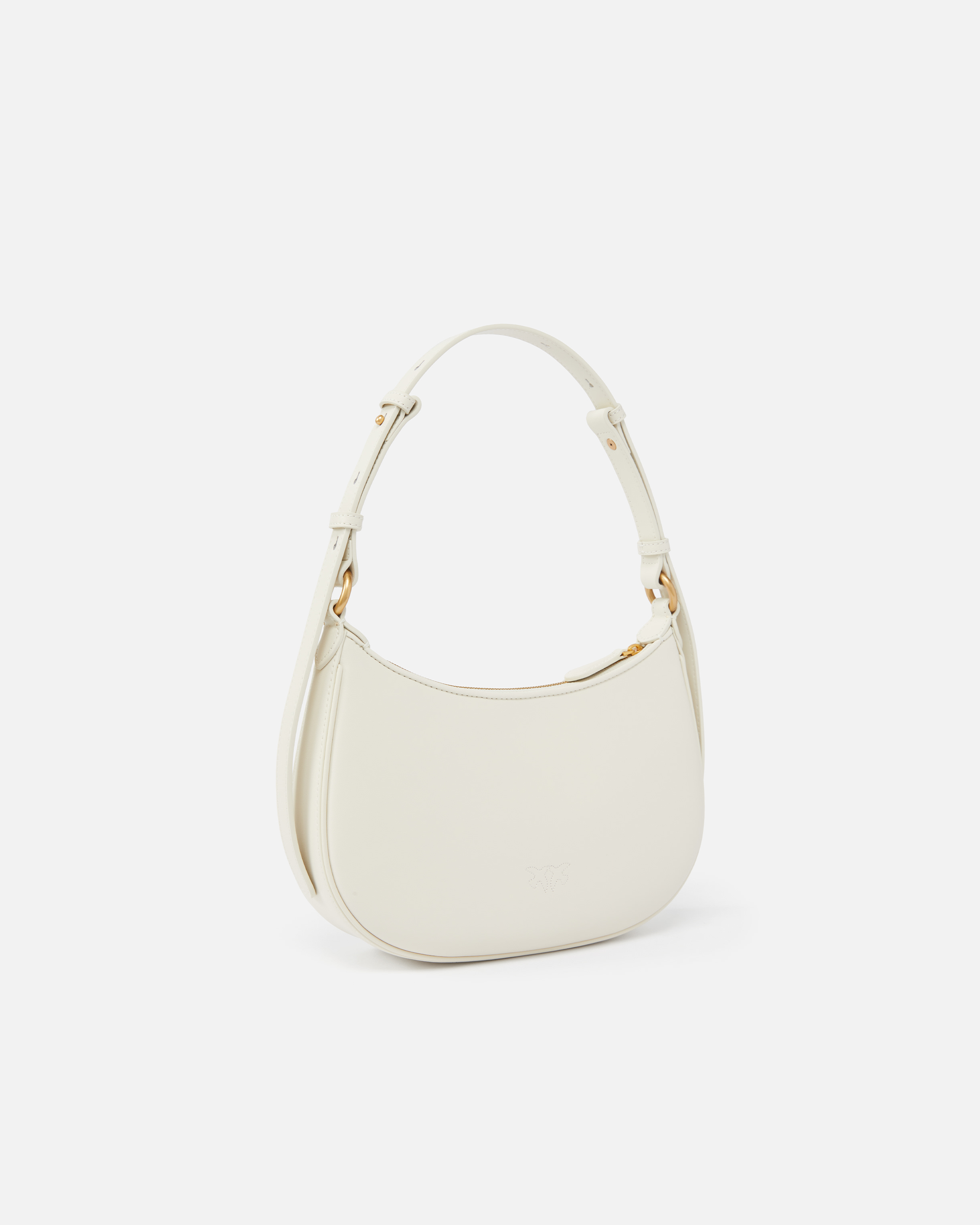 ■HOLLY LOVES LOVE■ Half Moon White Medium Pink Bandal Bag Mini Love Bag Half Moon Simply PINKO → Shop Online