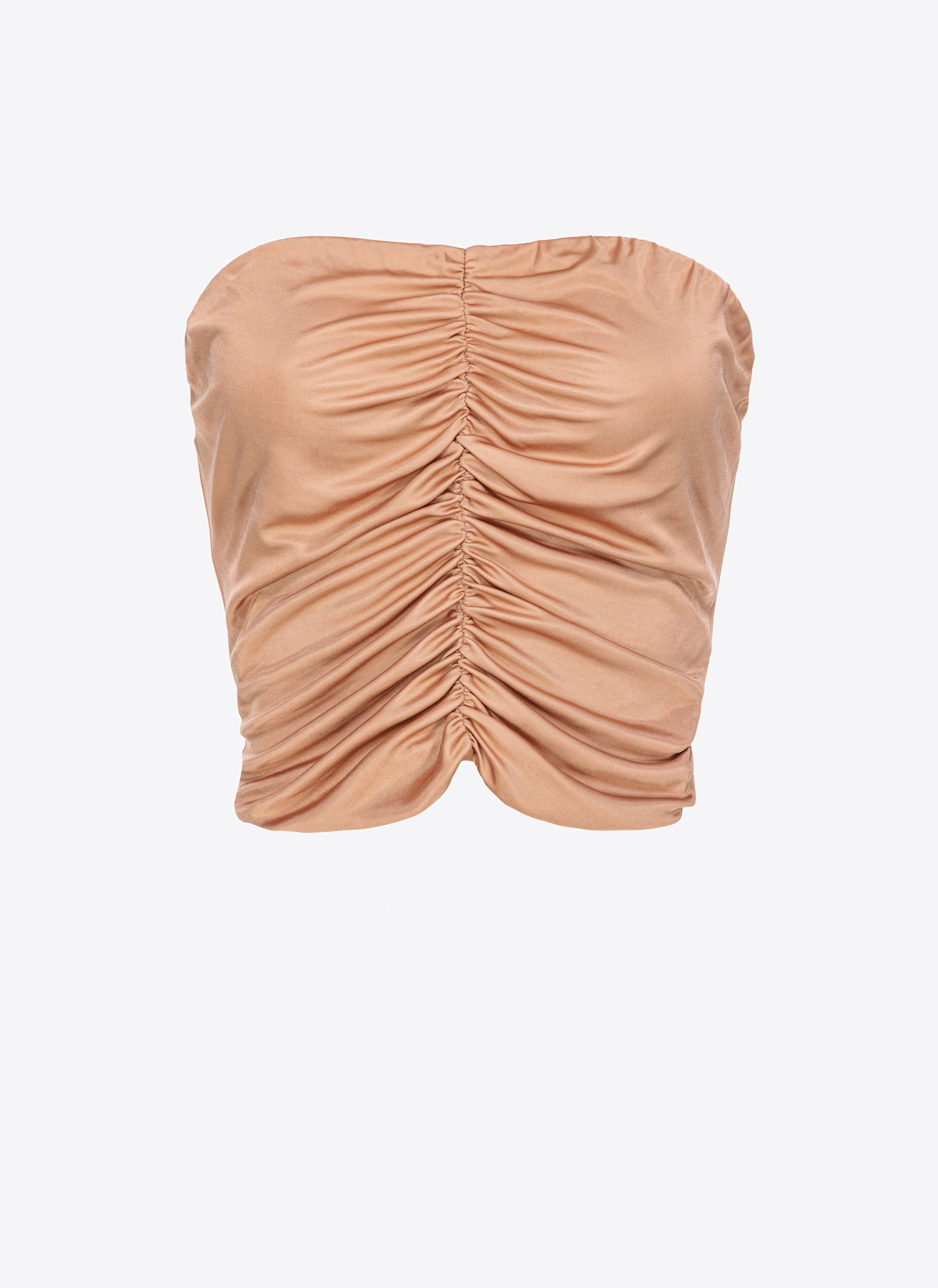 Pinko Crop Top aus glänzendem Jersey