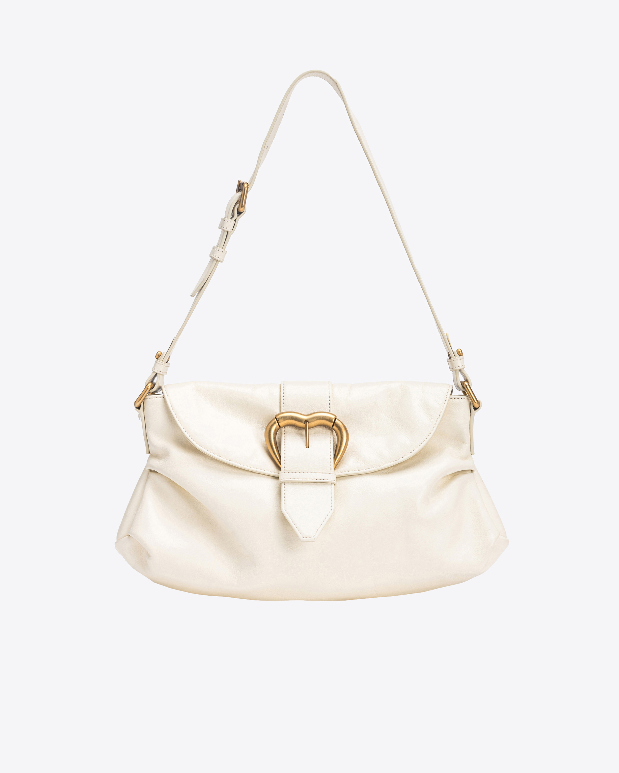 PINKO: Mini bolso para mujer, Blanco  Mini Bolso Pinko 100062A0F1 en línea  en