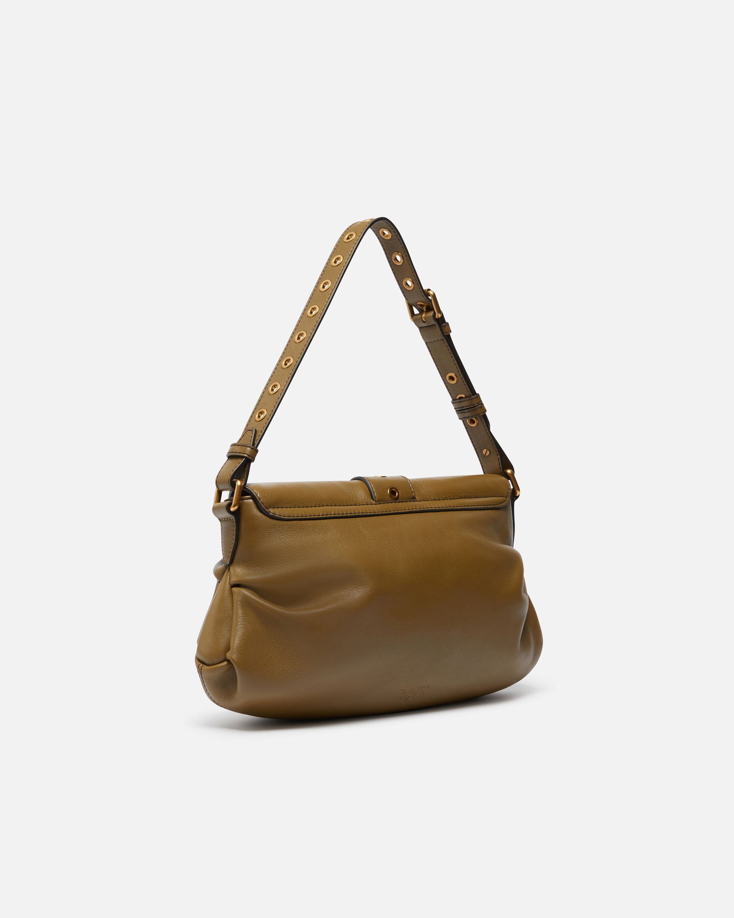 Сумка на плечо Jolene с сердцеобразной пряжкой - ЗЕЛЕНЫЙ - large