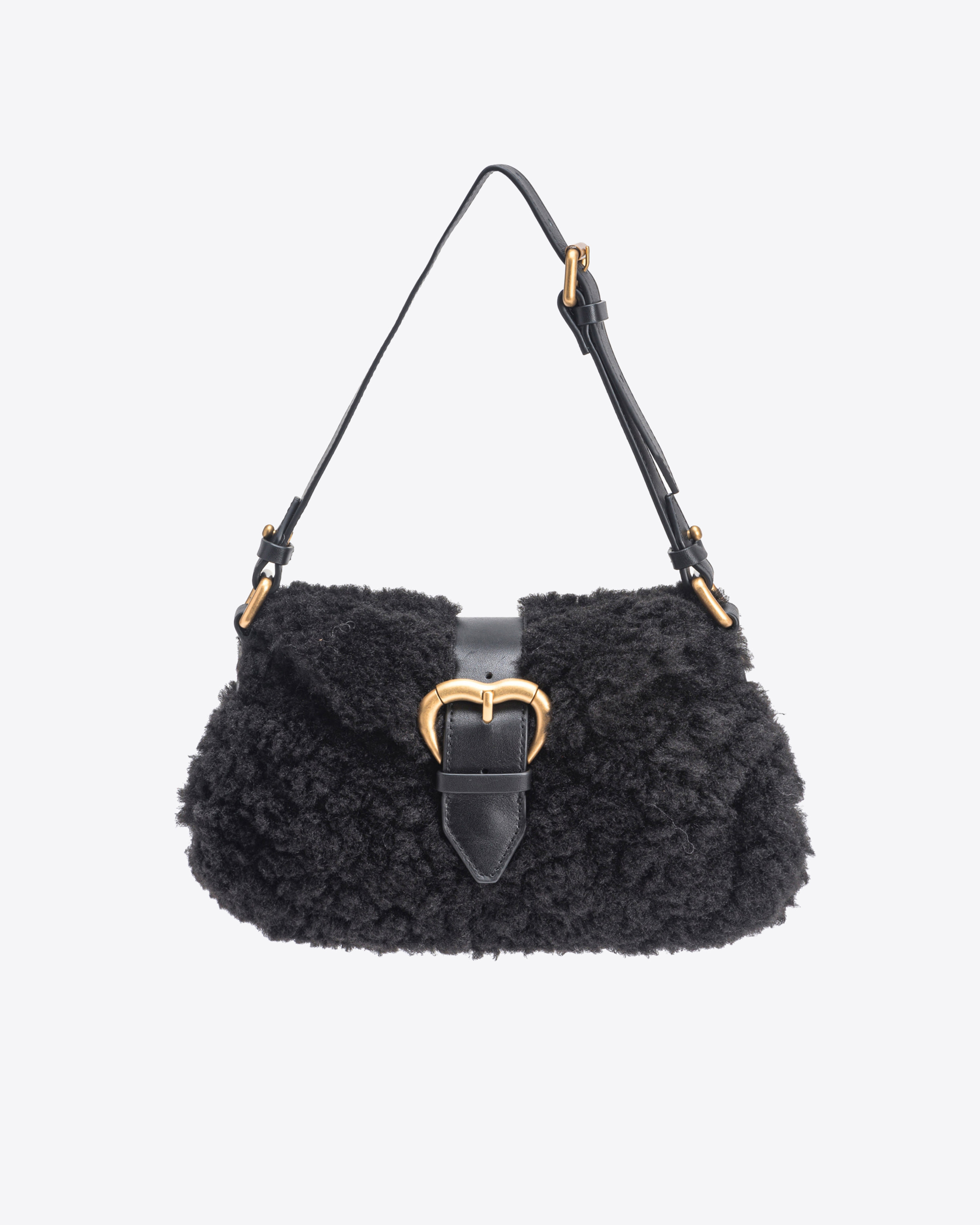 Pinko Mini Jolene Bag Kunstfell