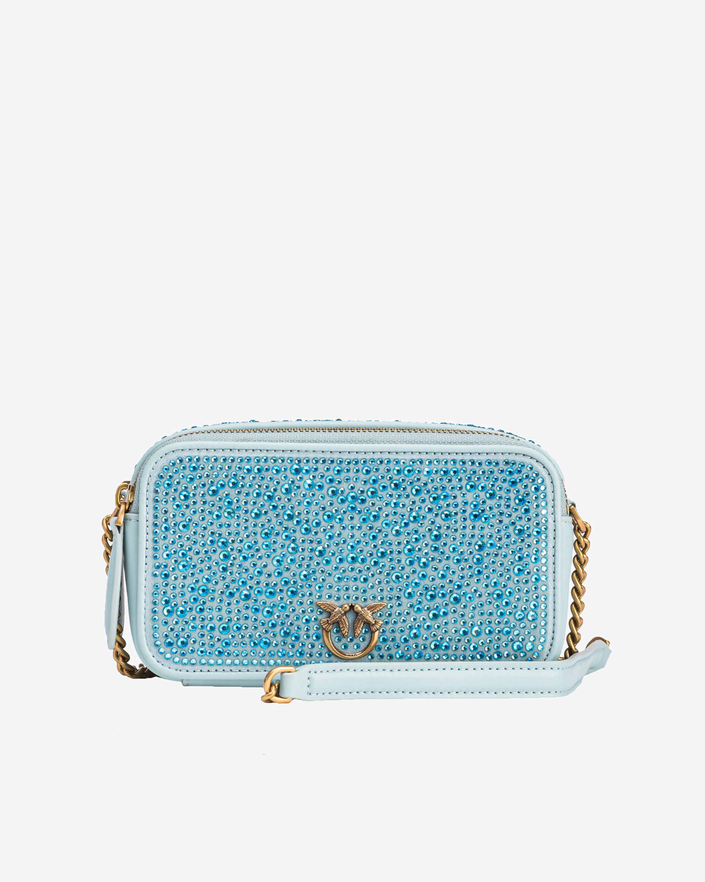 Pinko Camera Case Allover-Strass