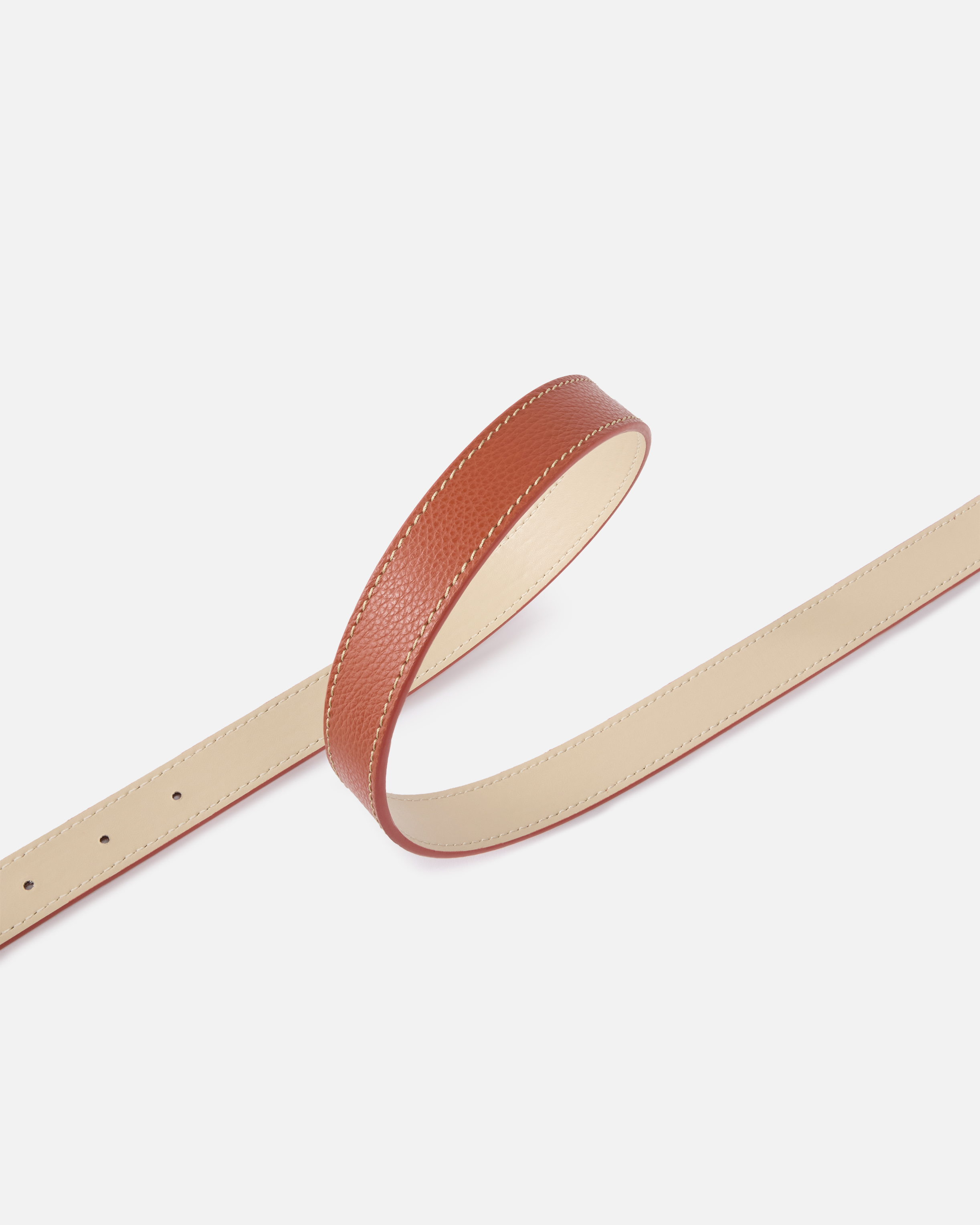 Pinko Tumbled Leather Belt With Love Birds Detail In Arab-antique Gold