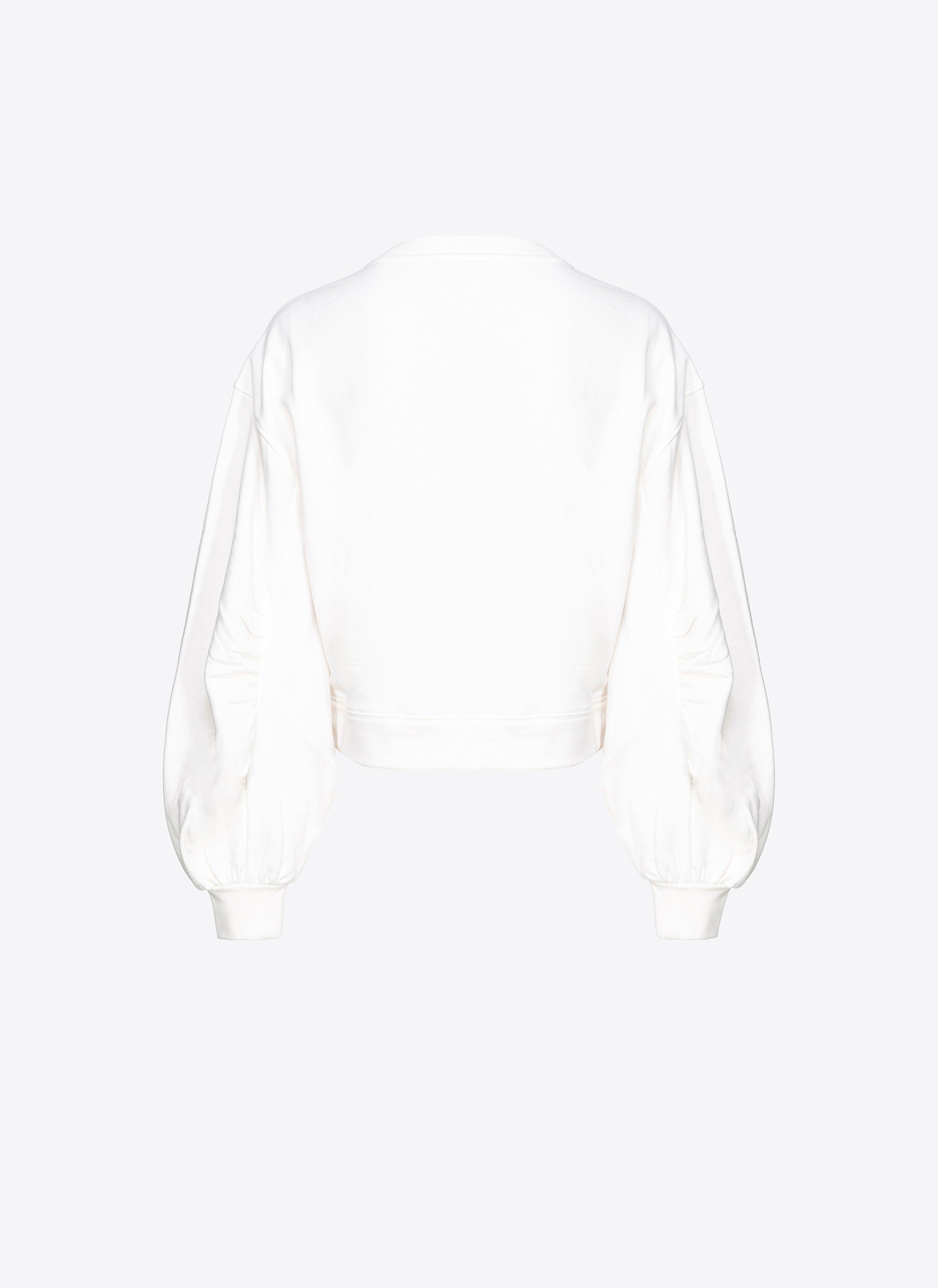 Shop Pinko Cities Sweatshirt In Cloud White