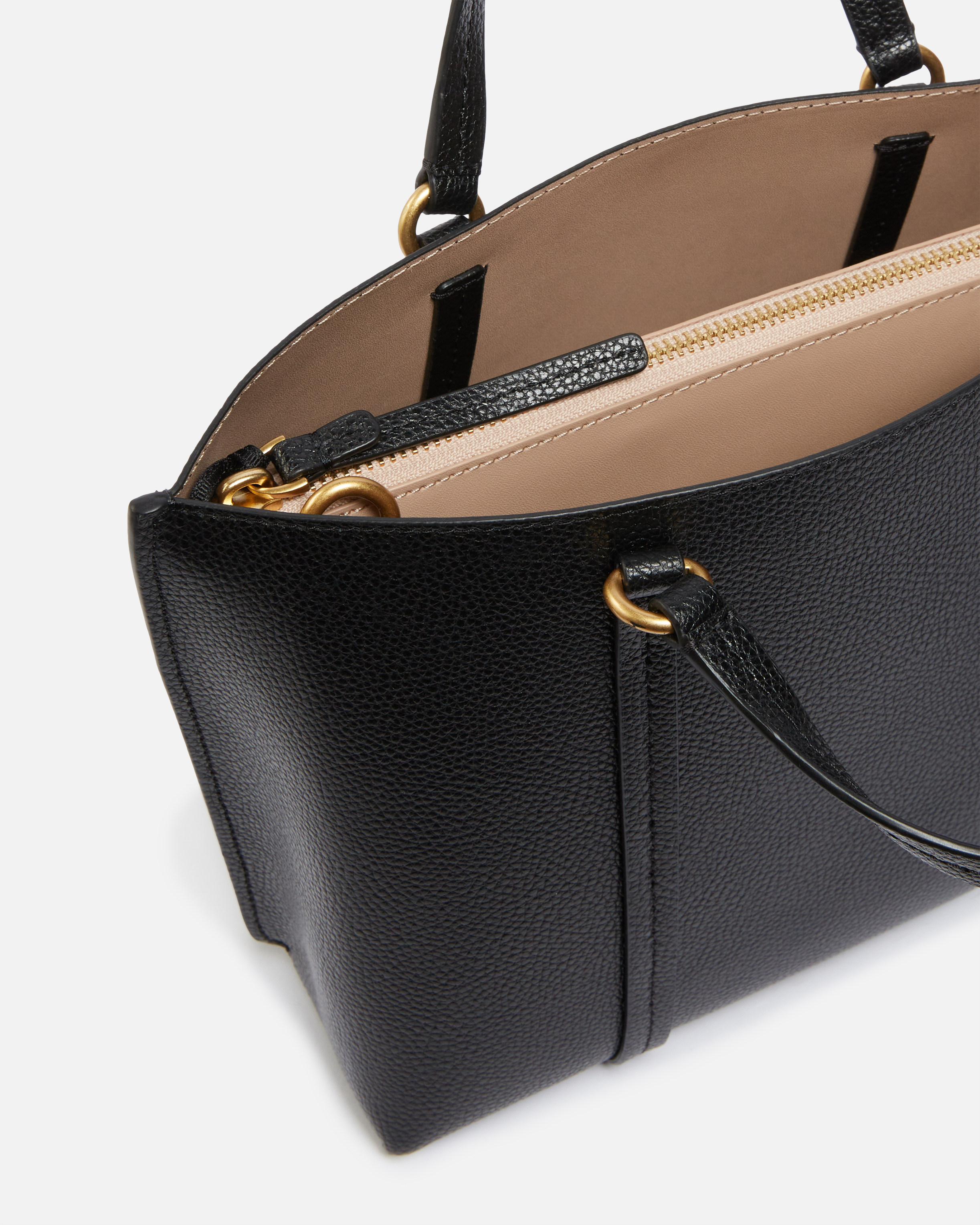 PINKO 102833A1LFC83Q 関税送料込 Tumbled leather shopping bag with shoulder strap PINKO
