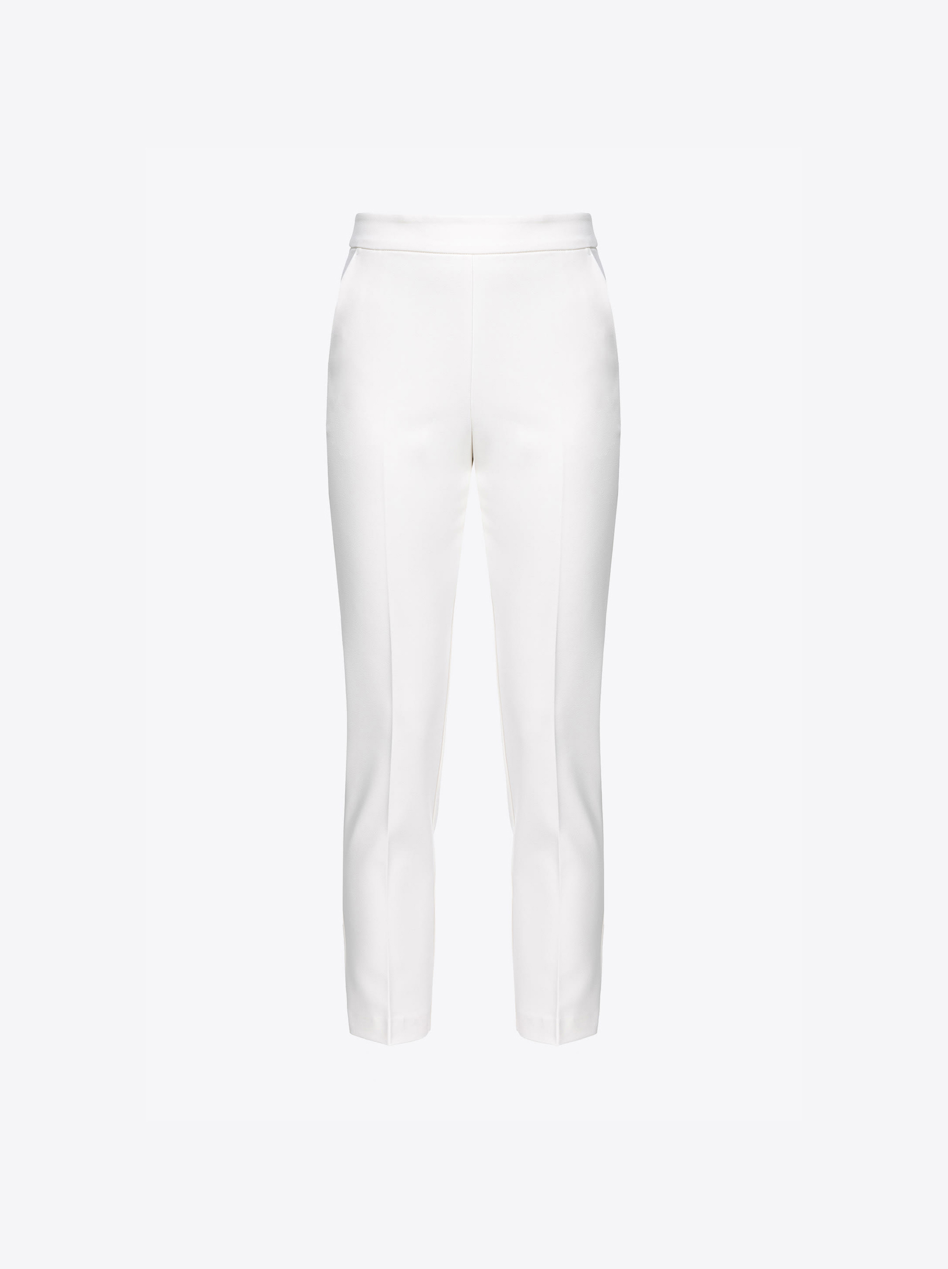 Pinko Hose Slim aus technischem Stretch-Crêpe