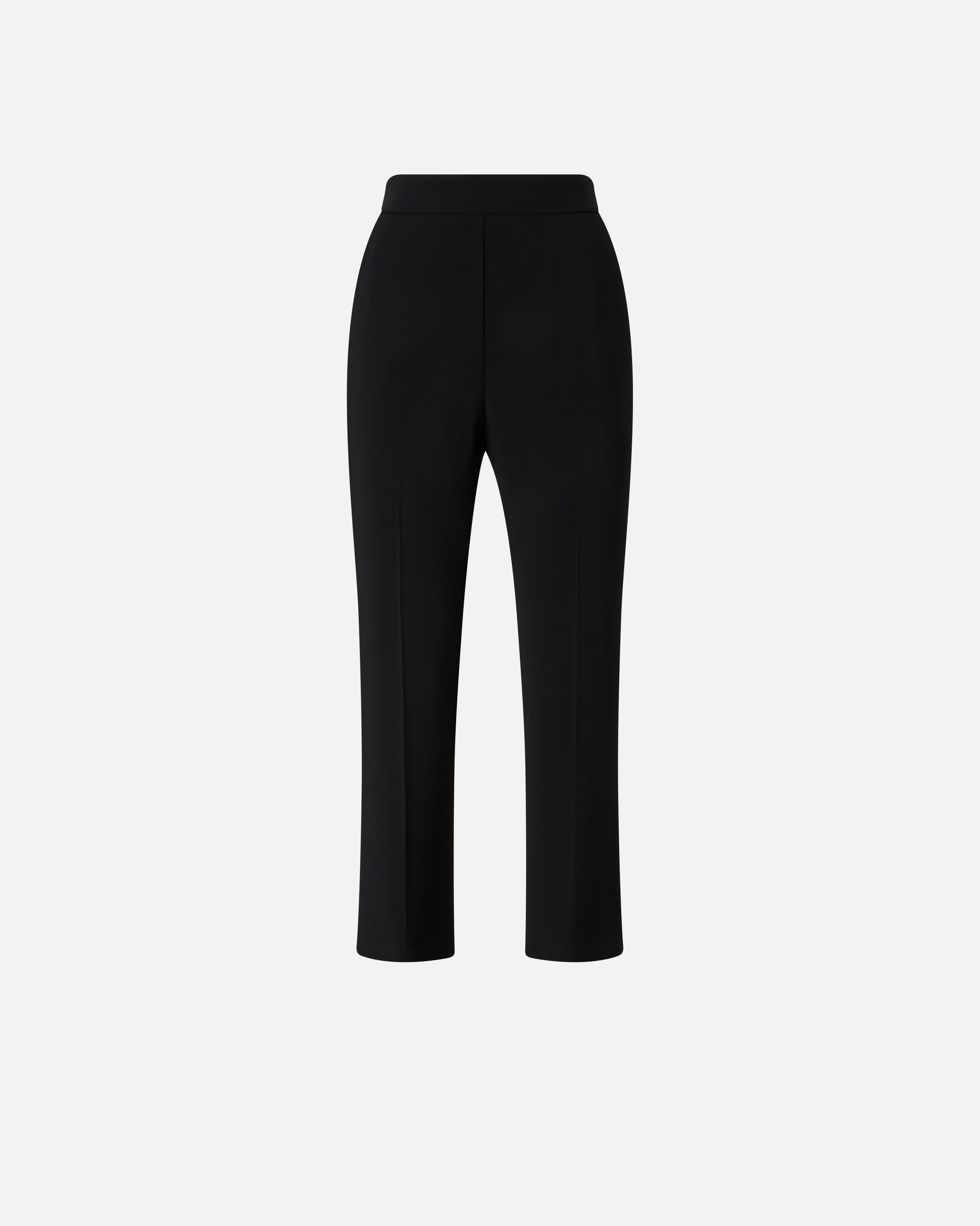 Pinko Elegant Technical Fabric Trousers In Nero Limousine