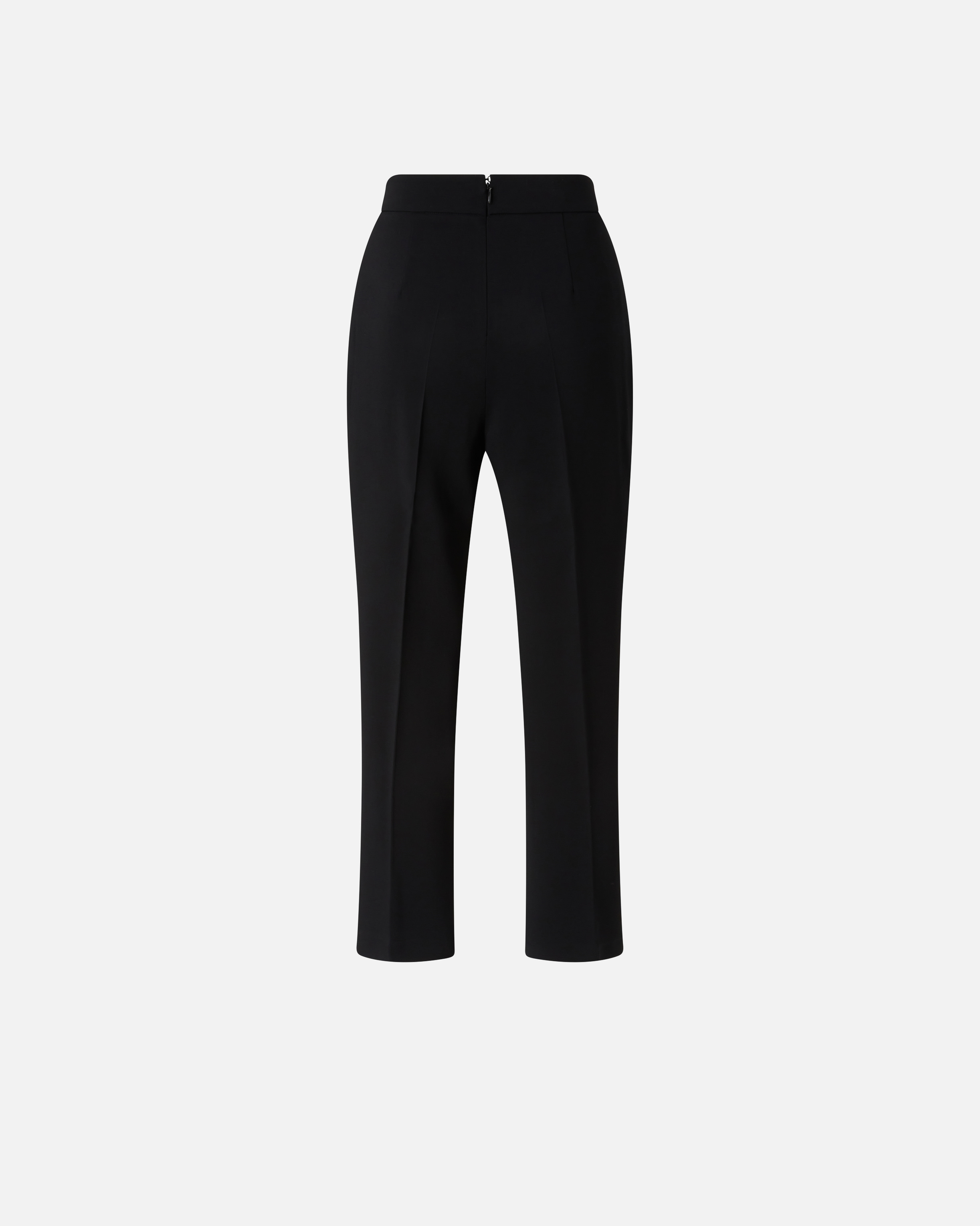 Pinko Elegant Technical Fabric Trousers In Nero Limousine
