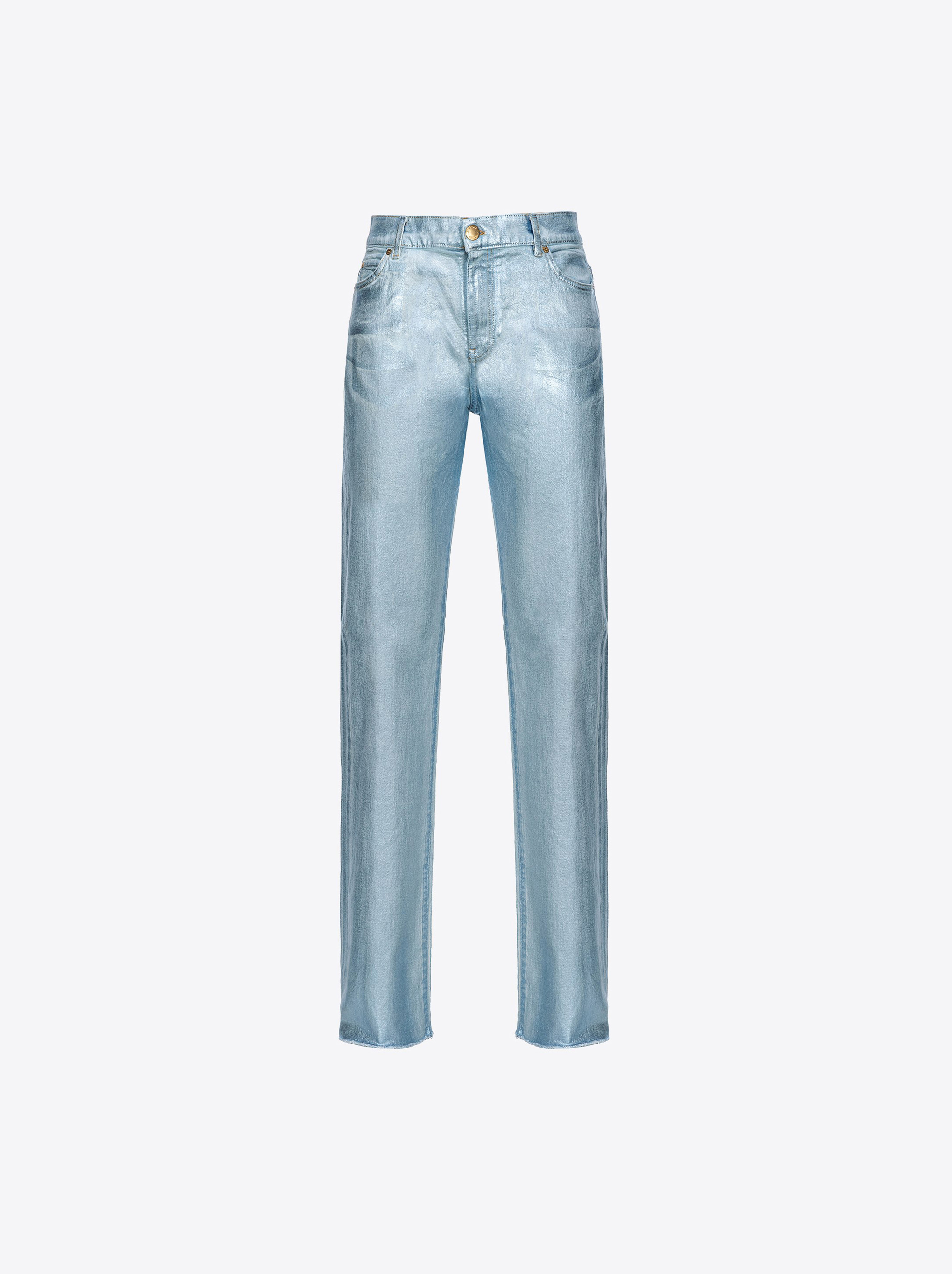 Pinko Jeans Straight Shining Denim