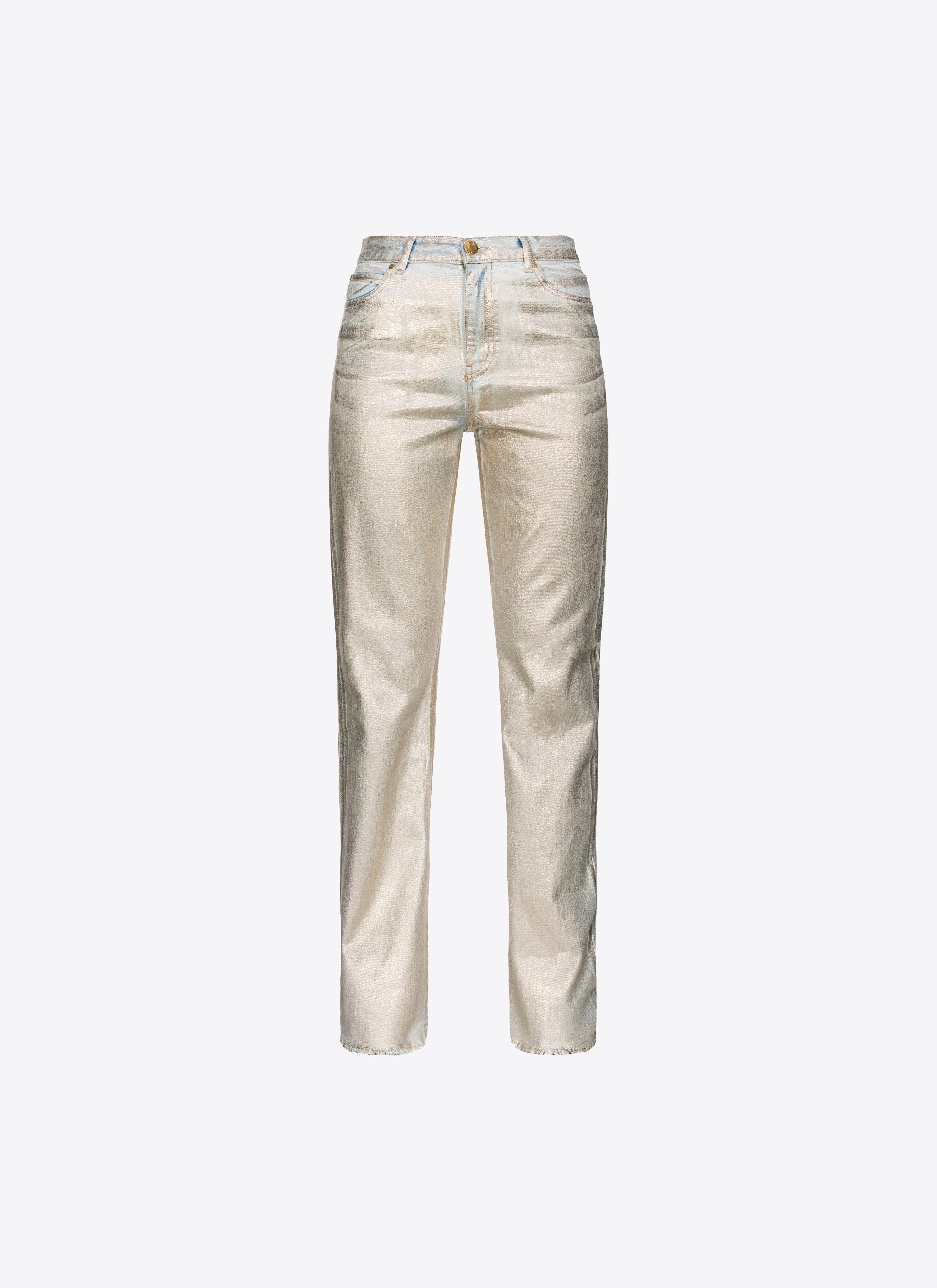 Pinko Jeans Straight Shining Denim