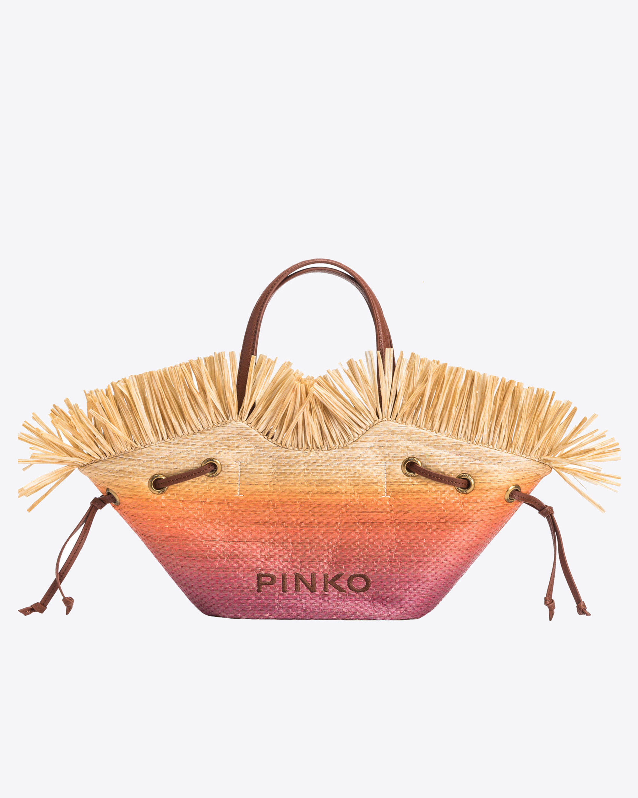 Pinko Small Pagoda Shopper Bast Verlaufsoptik