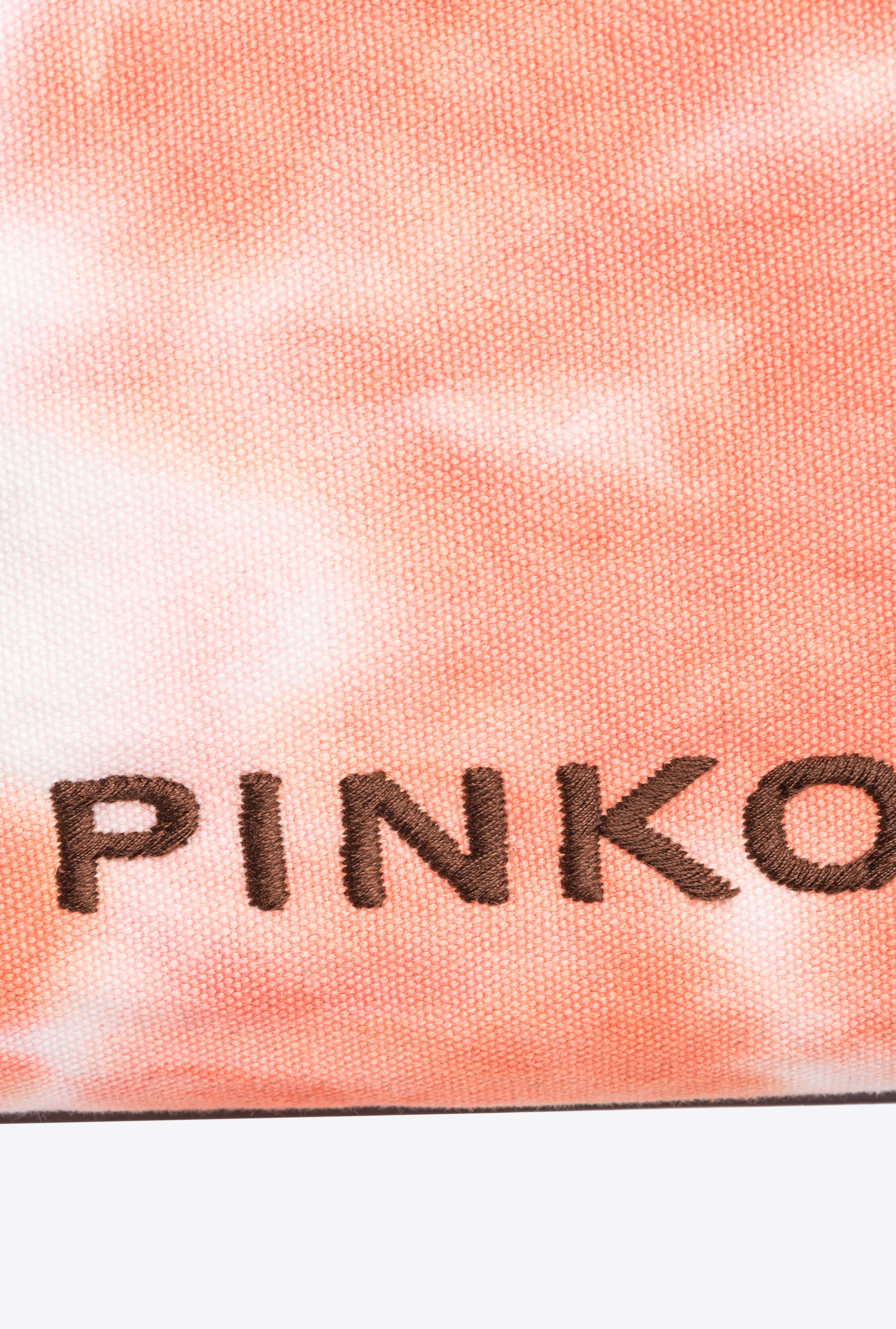 Shop Pinko Extra Pagoda Shopper Canvas Maltinto In Orange