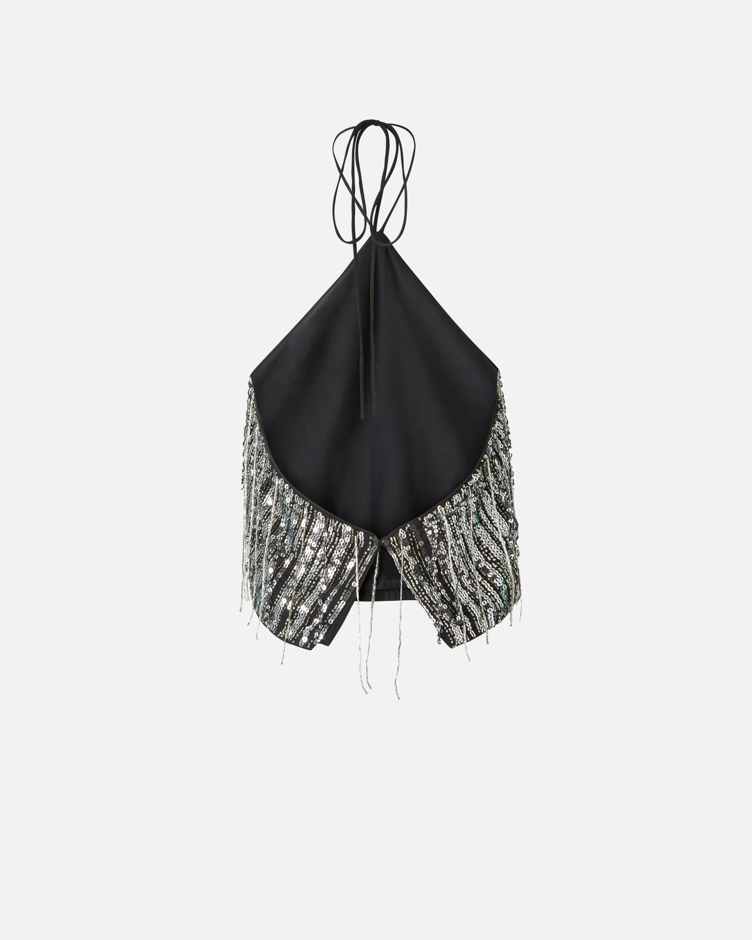 Pinko Gelbison Top In Black/silver