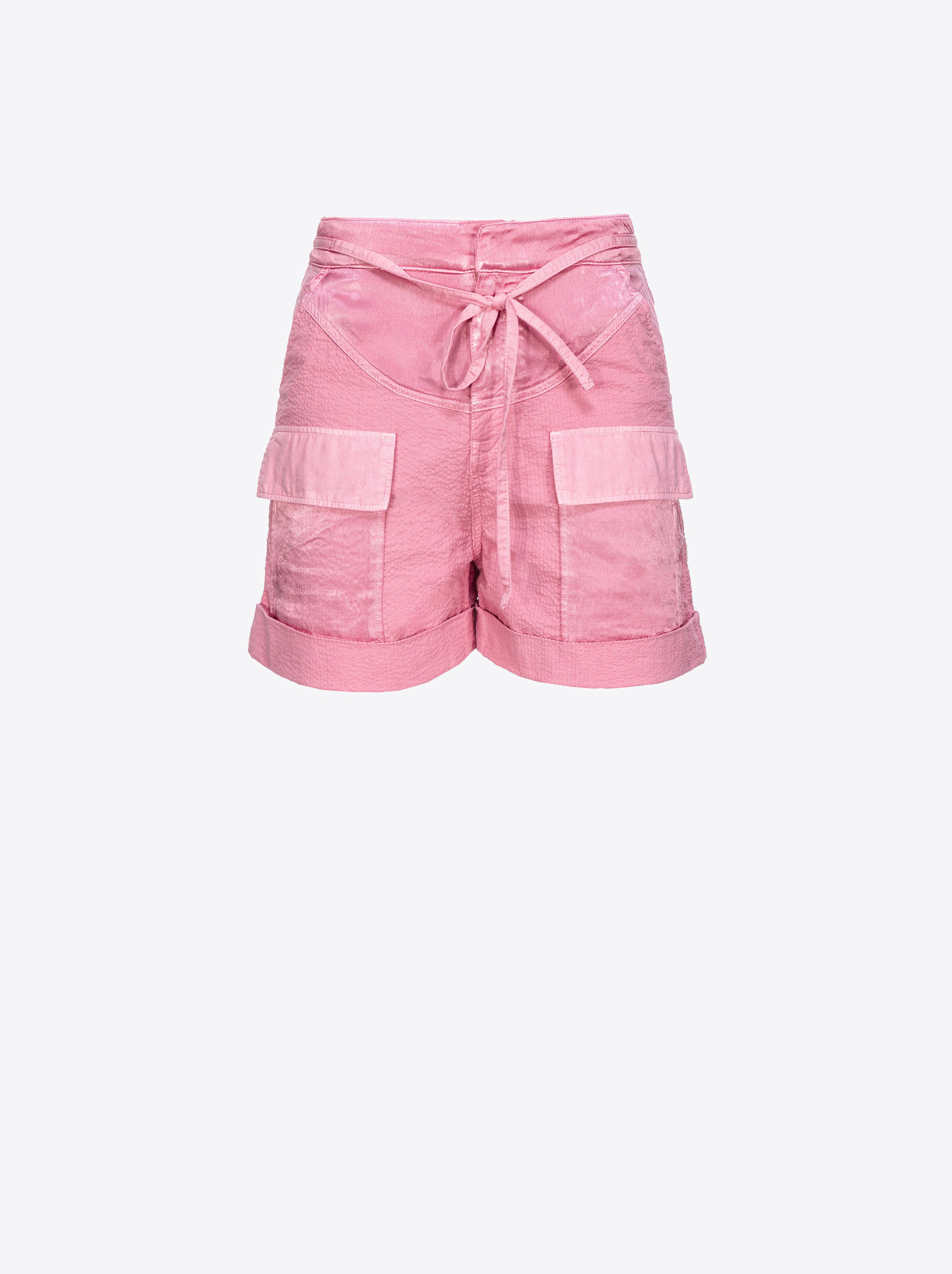 Pinko Fließende Shorts mit Maxitaschen