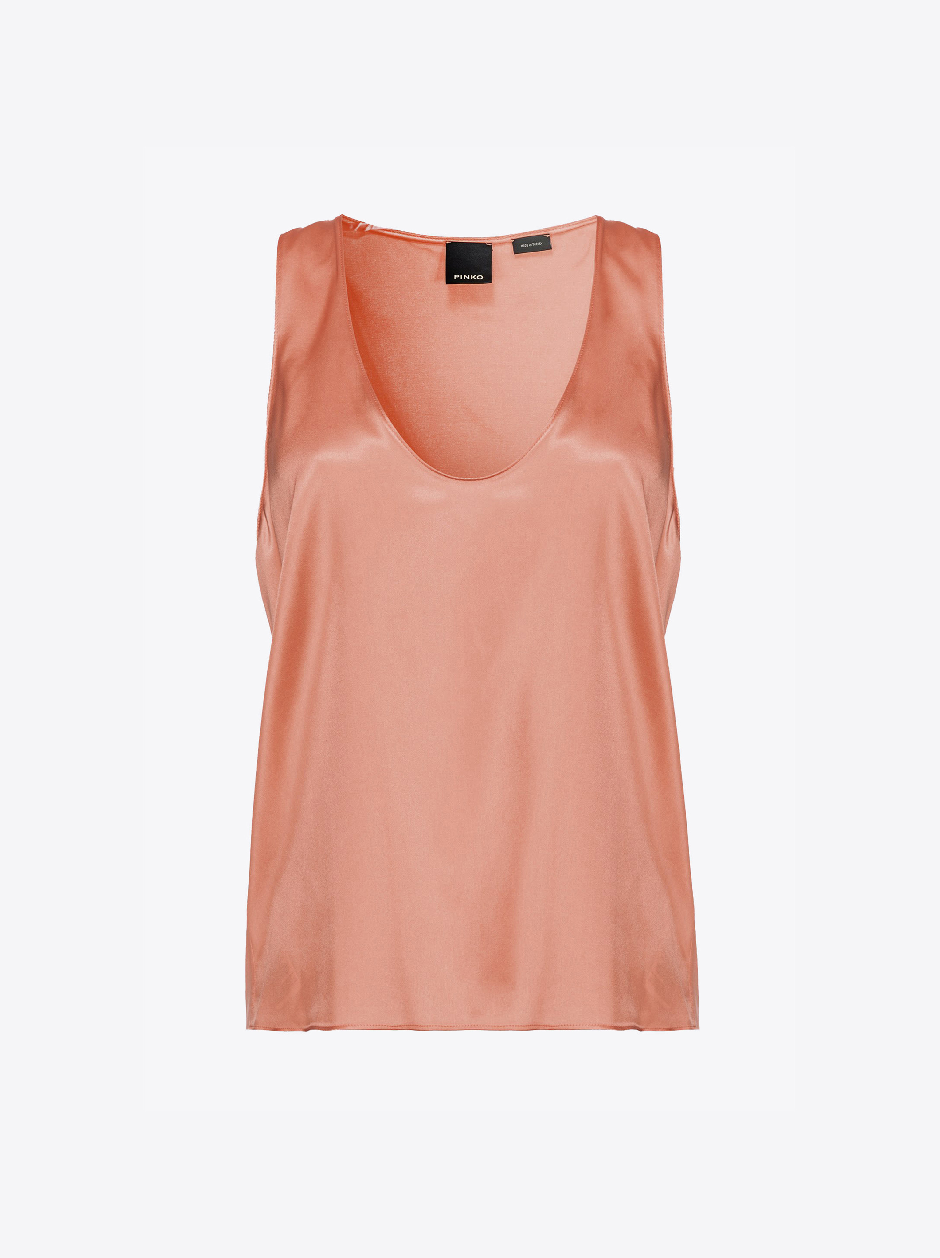 Pinko Ärmelloses Top aus Stretch-Satin