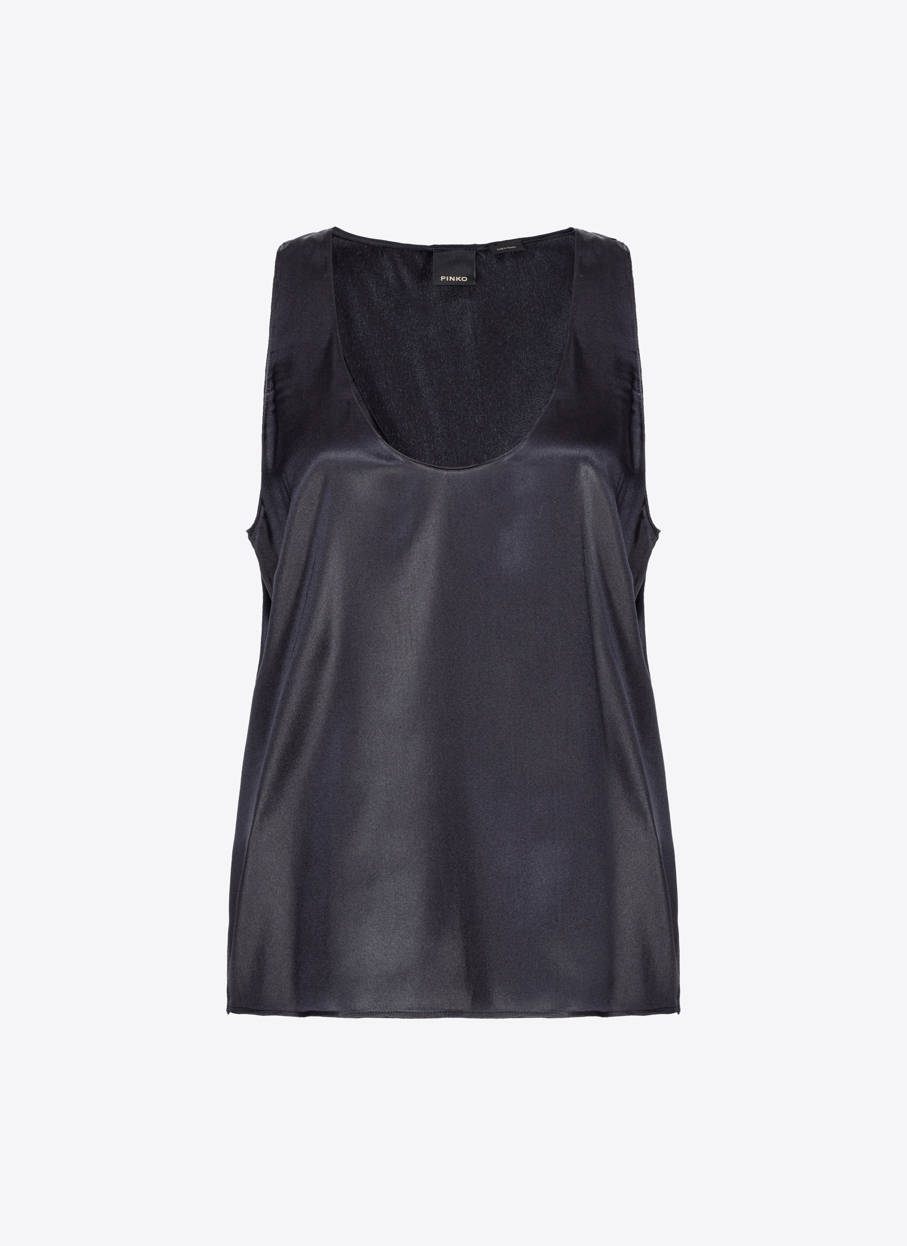 Pinko Ärmelloses Top aus Stretch-Satin