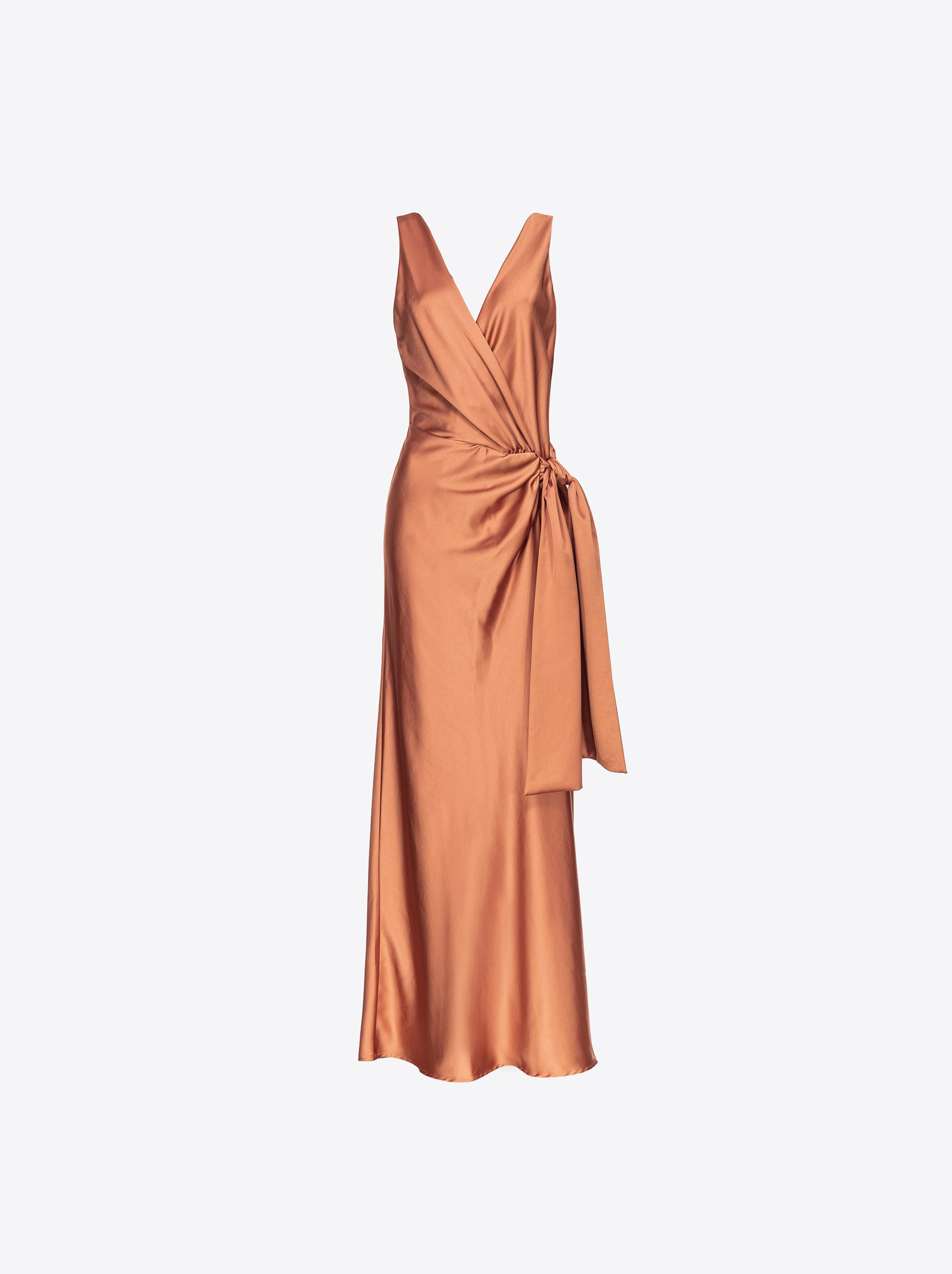 Pinko Elegantes Kleid aus strukturiertem Satin