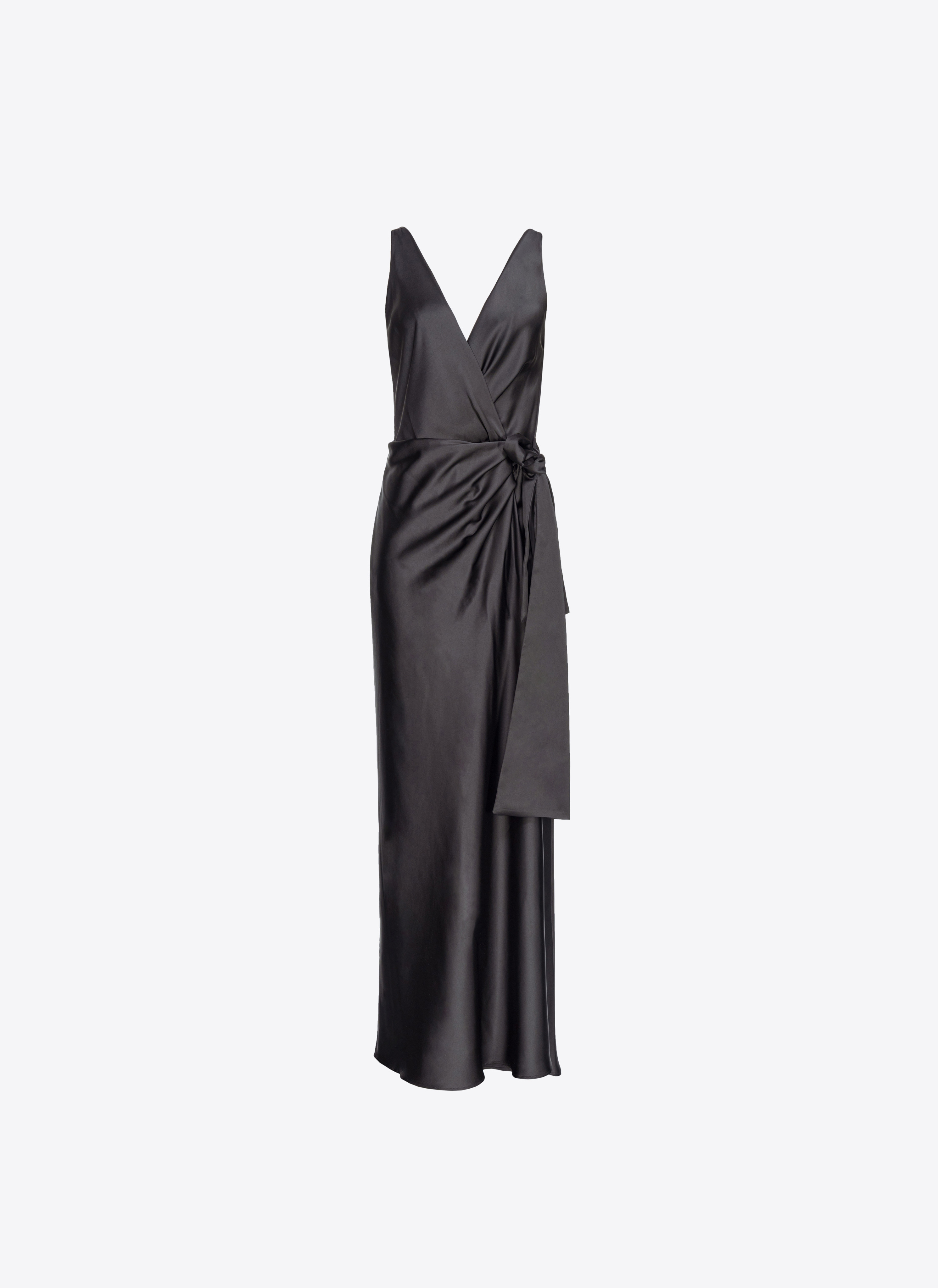 Pinko Elegantes Kleid aus strukturiertem Satin