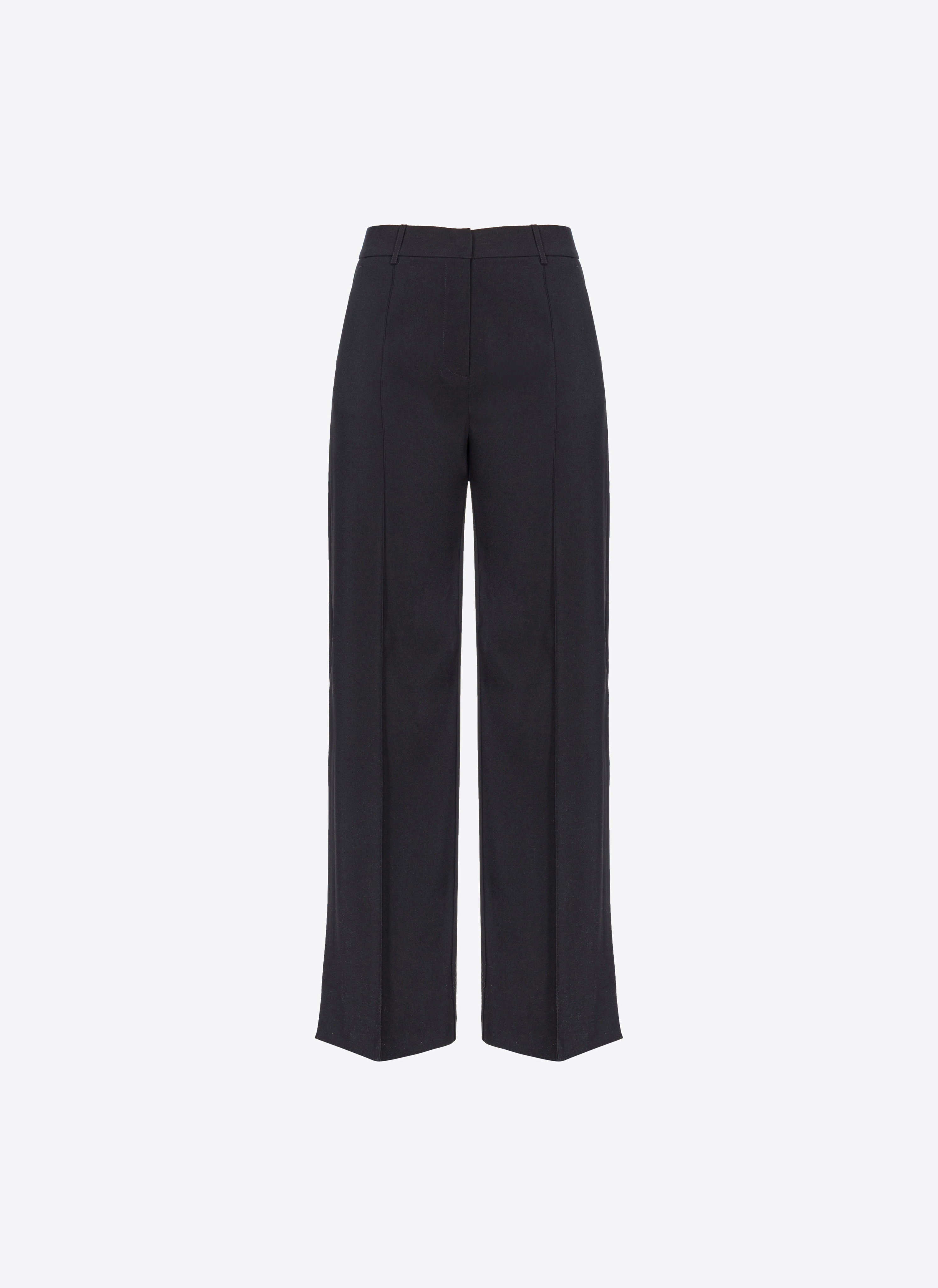 Wide-leg trousers with side slit PINKO → Shop Online