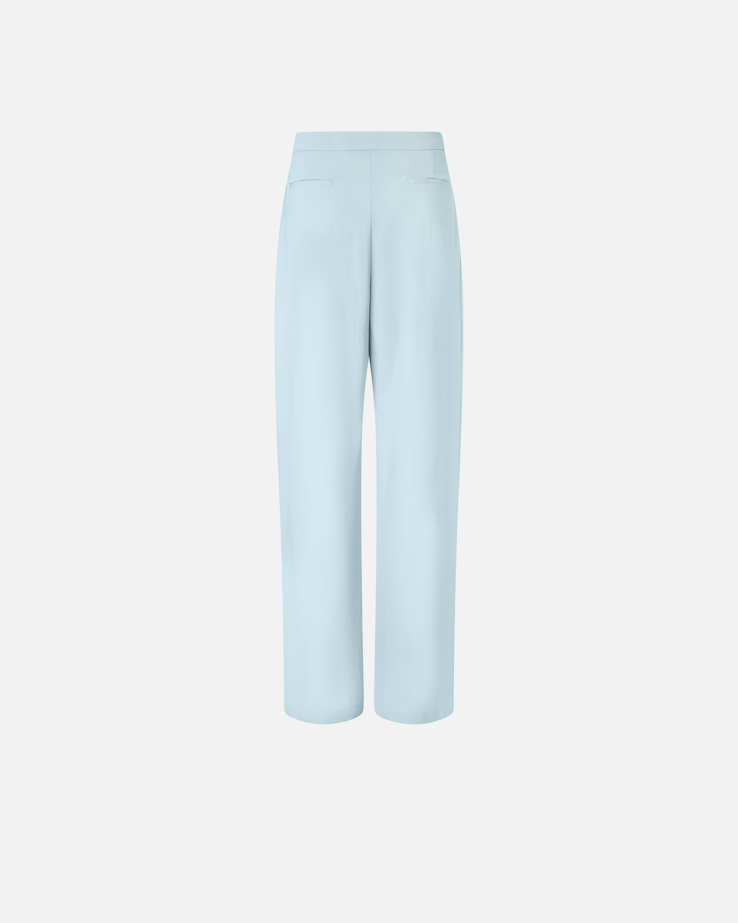 Pinko Elegant Wide-leg Trousers With Darts In Blu Cristallo