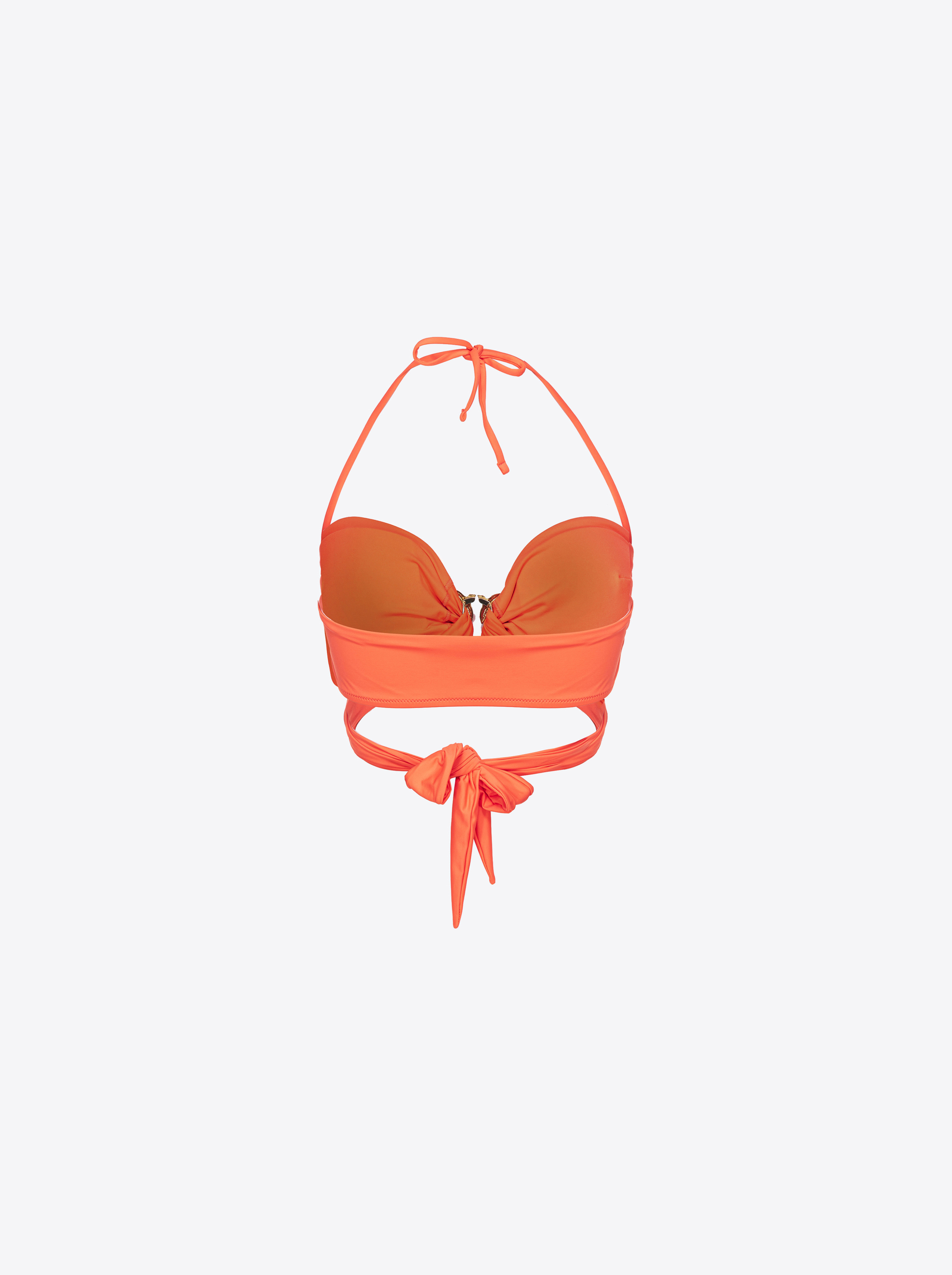 Лиф бикини с пряжкой Love Birds - ОРАНЖЕВЫЙ - large