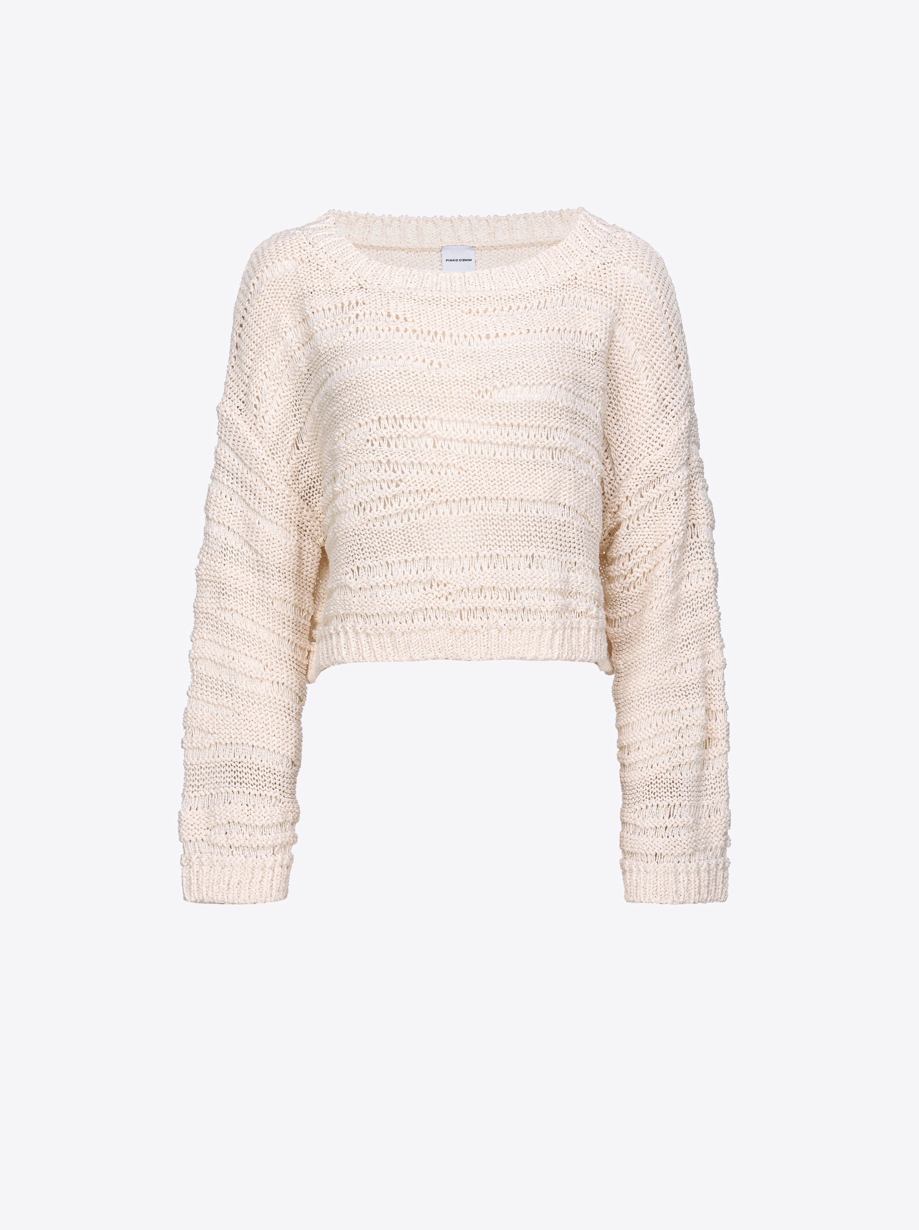 Pinko Kurzer Pulli aus Baumwollmix