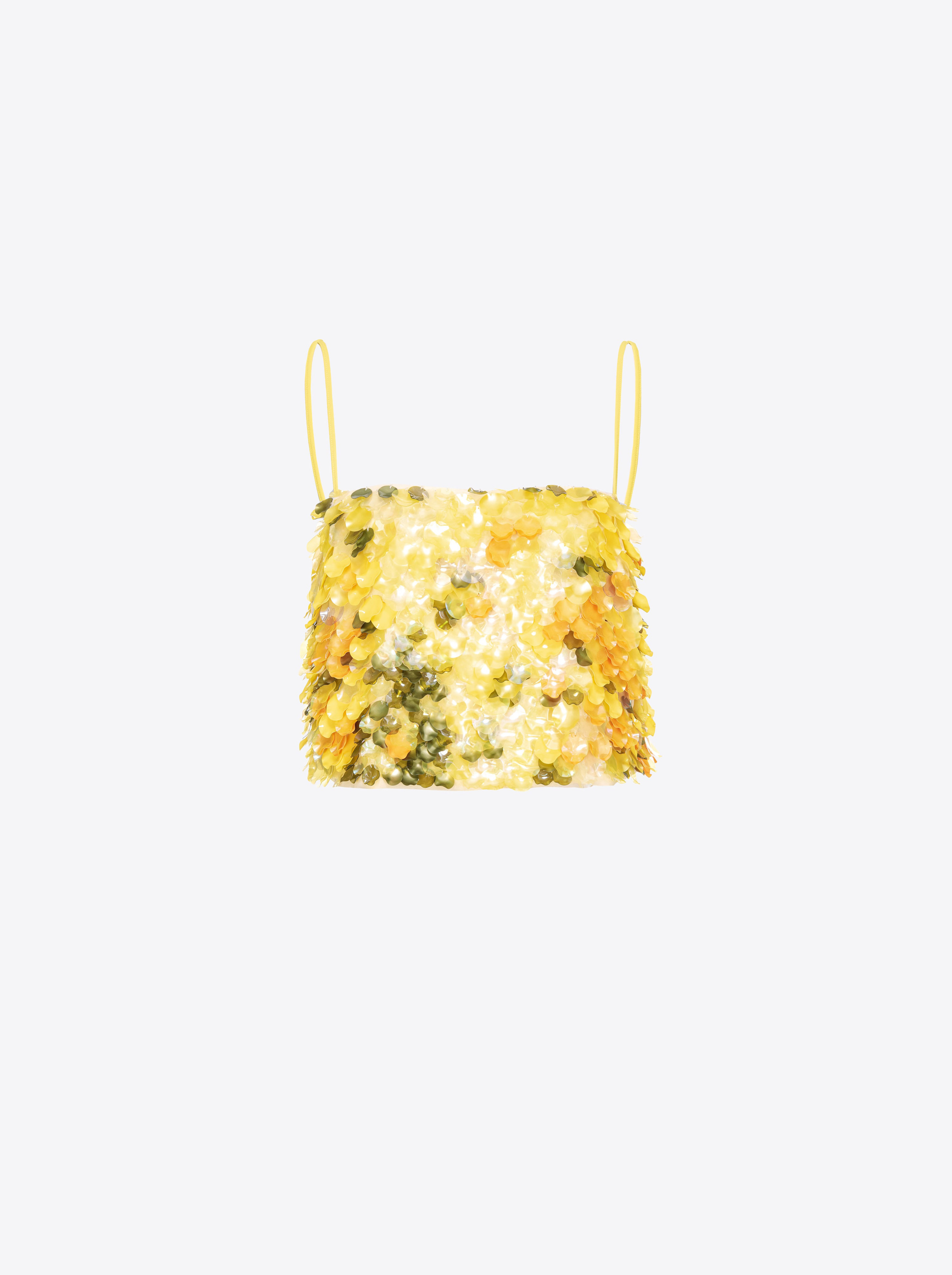 Pinko Top mit Crinkle-Pailletten
