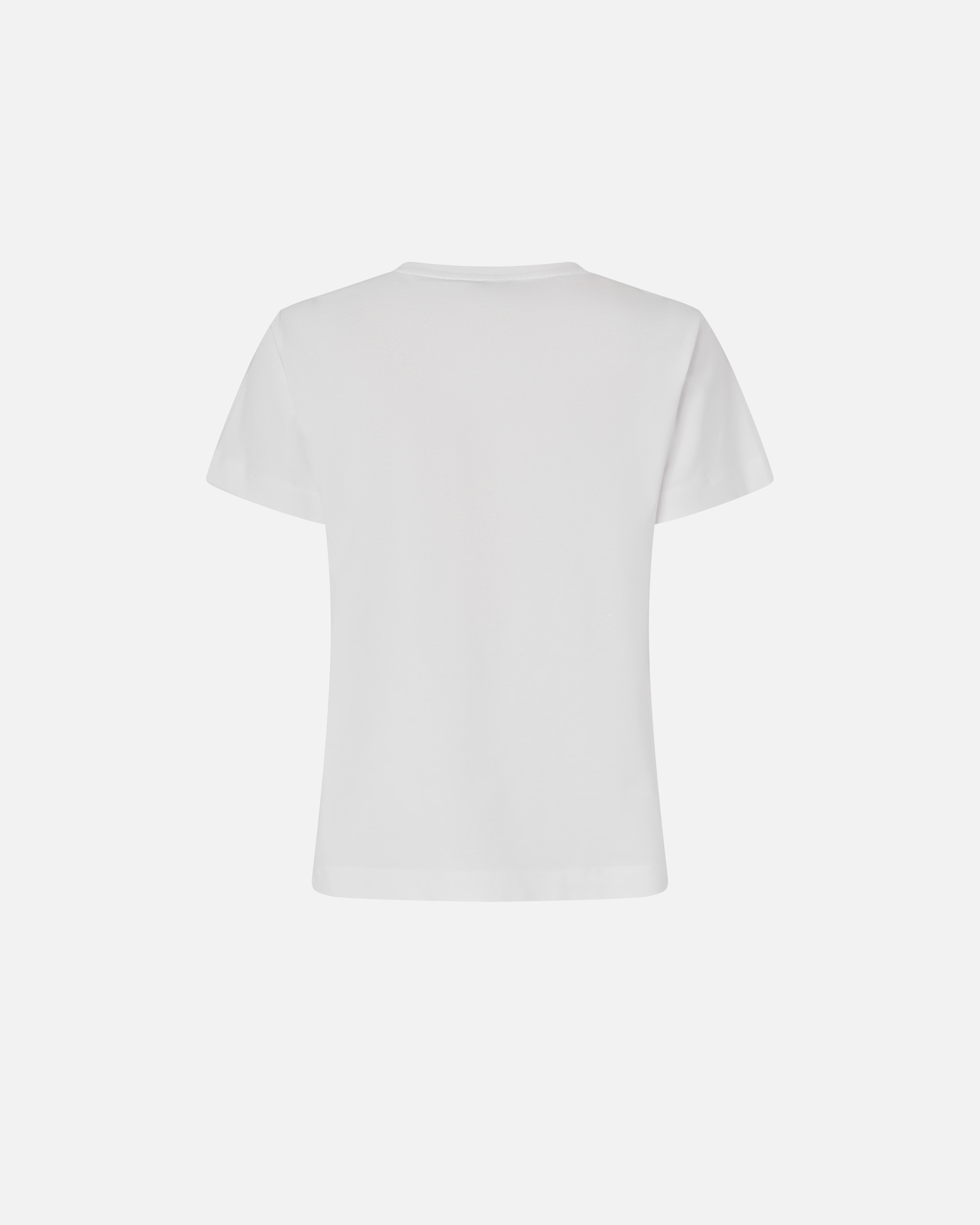 Pinko T-shirt With Crystal-embroidered Love Birds Logo In White