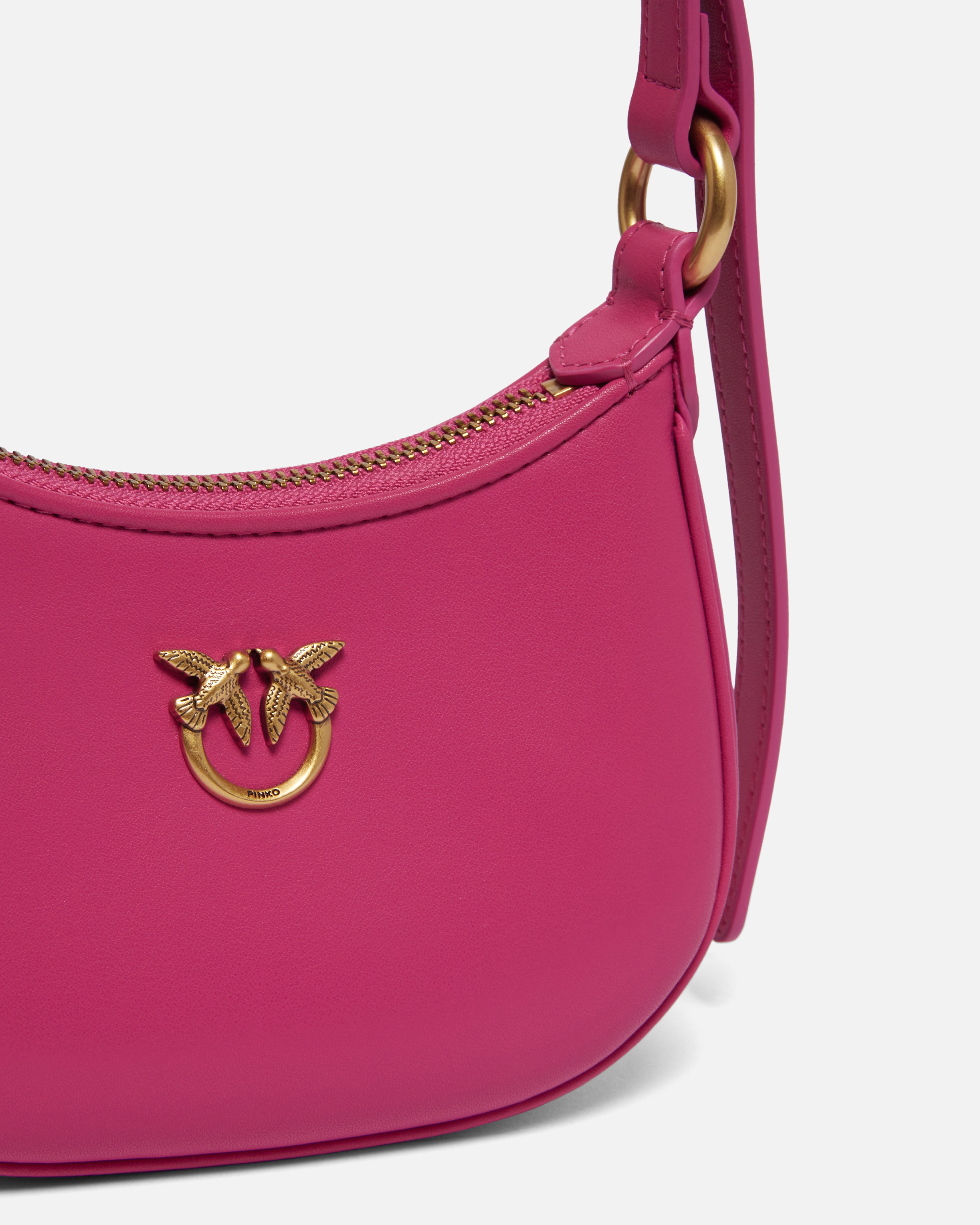 レザー Half Moon ベビー ショルダーバッグ 2