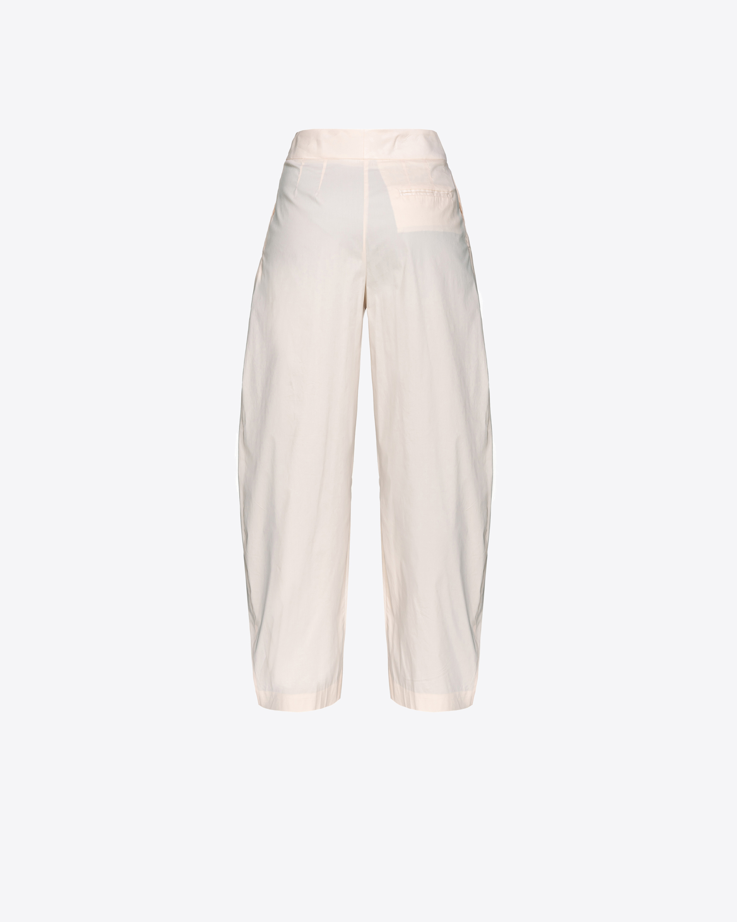 Shop Pinko Pantaloni Ampi In Tecno Popeline In Solid Pink